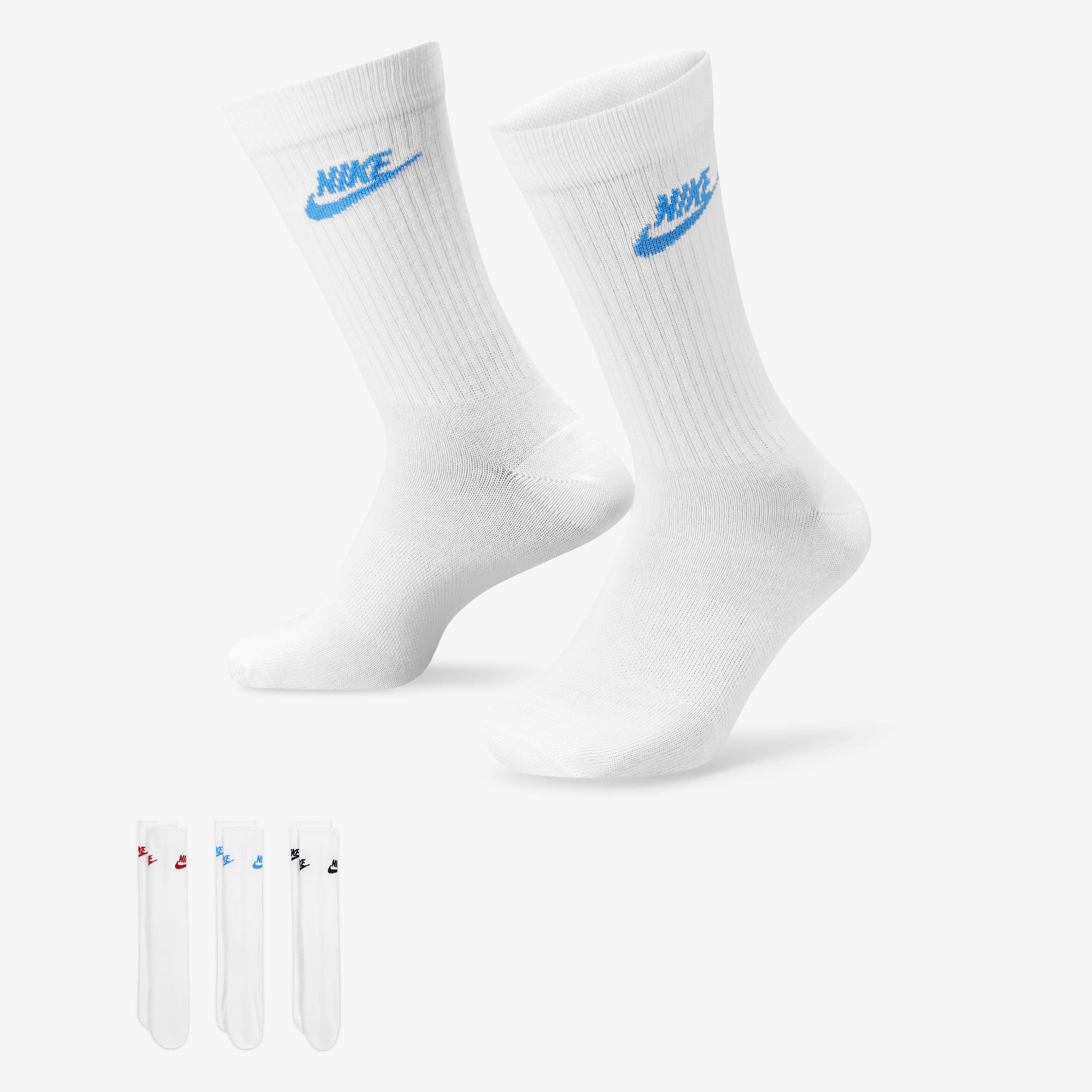 Buy Nike Sportswear Everyday Essential Crew Socks 3 Pairs Nike Saudi Official