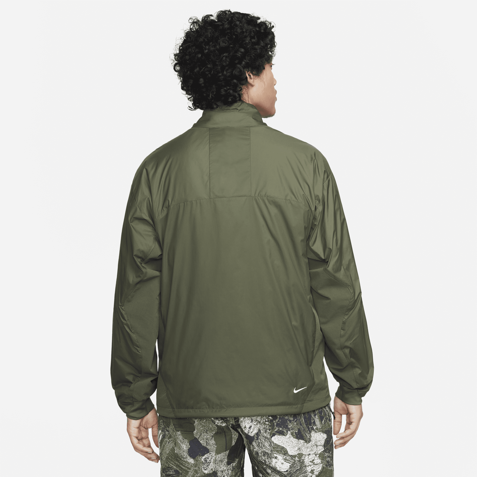Olive green nike windbreaker on sale