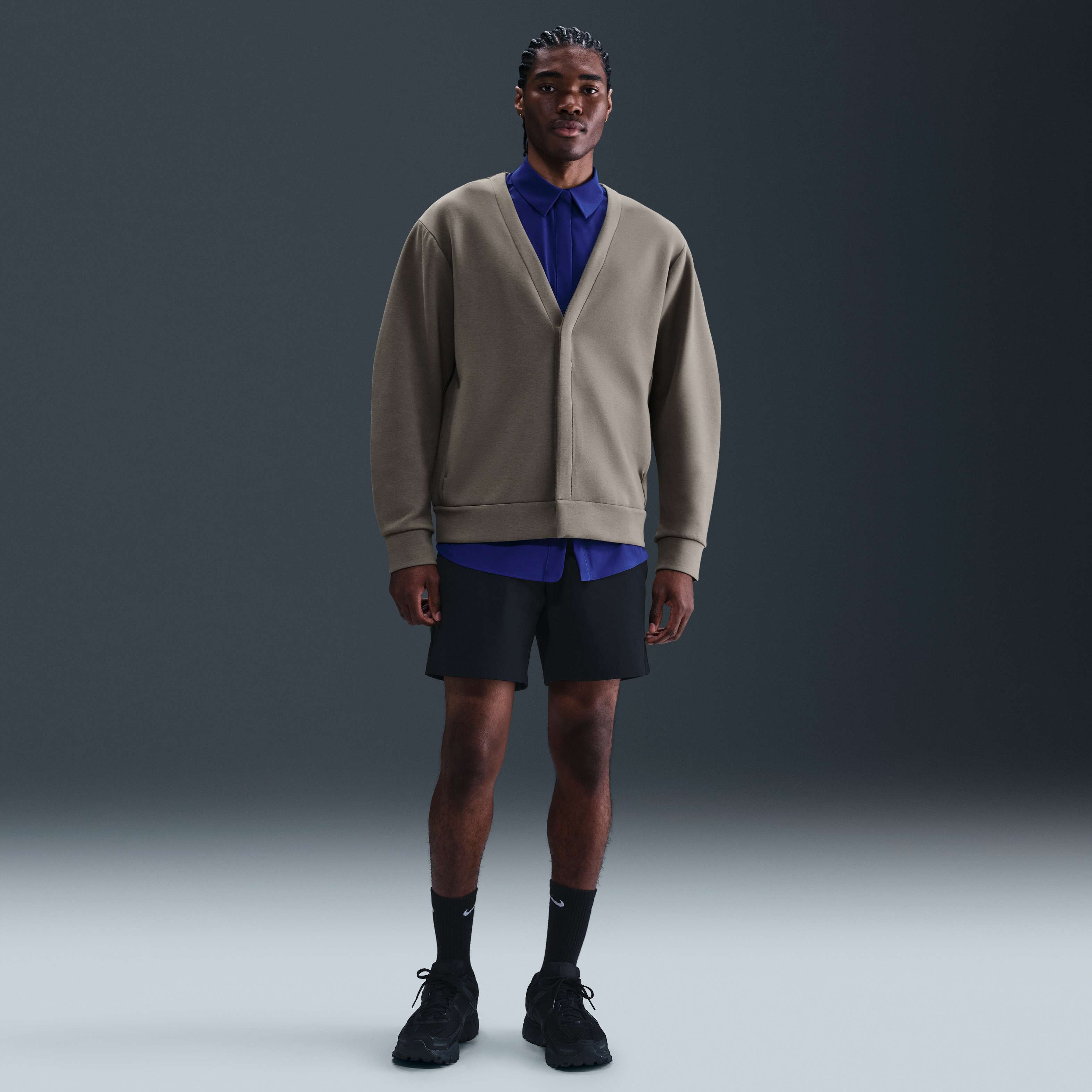Buy Nike 24.7 ImpossiblySoft Men's Cardigan - Cave Stone