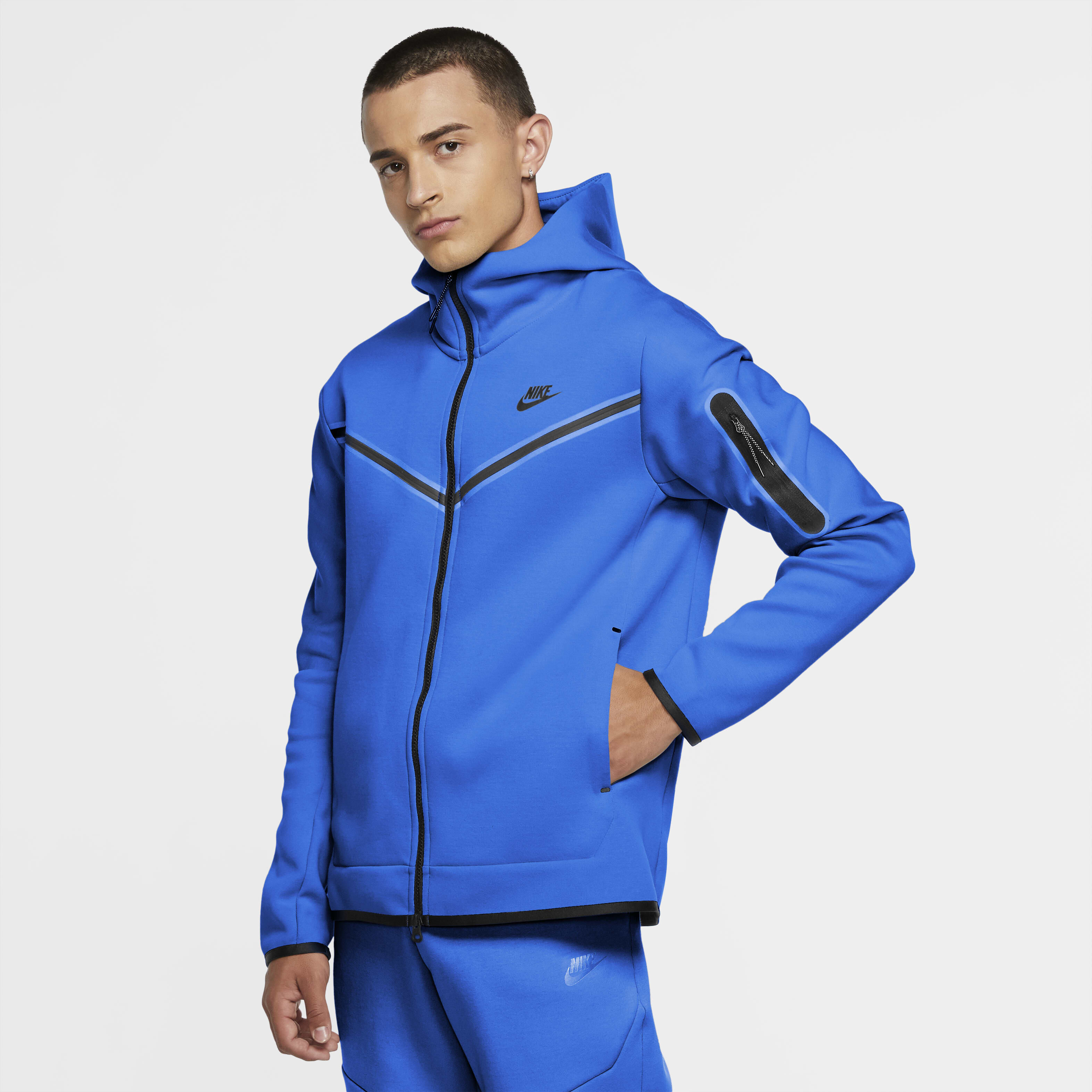 Buy Nike Sportswear Tech Fleece Men's Full-Zip Hoodie - Game Royal