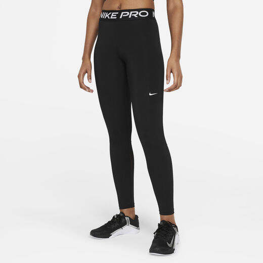 Leggings-Nike, Nike Pro, Women's Mid-Rise Mesh-Panelled Leggings