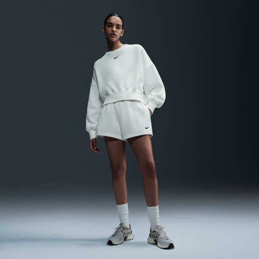 شورتات-نايكي, نايكي سبورتسوير فينيكس فليس, شورت واسع بخصر عالي للنساء شورتات-نايكي, نايكي سبورتسوير فينيكس فليس, شورت واسع بخصر عالي للنساء