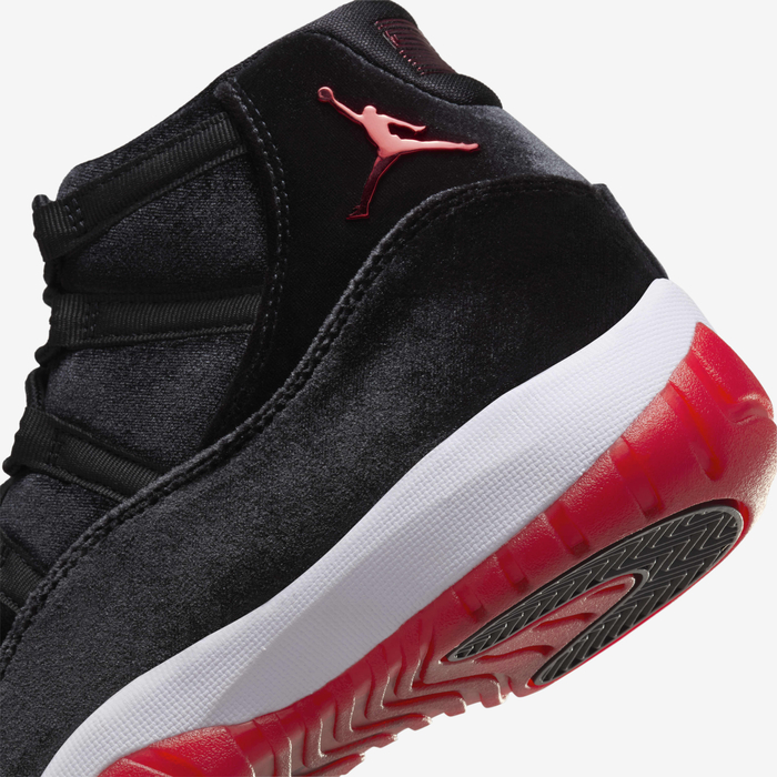 Buy Air Jordan 11 Retro 'Bred Velvet' Women's Shoes Black/White