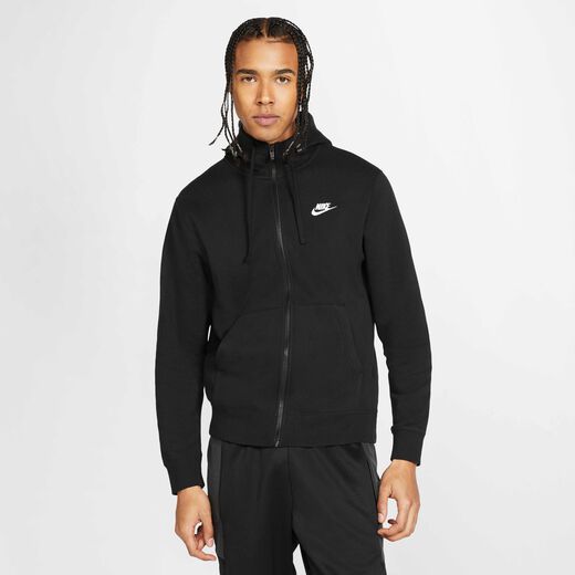 T-Shirts & Tops-Nike, Nike Sportswear Club Fleece, Men's Full-Zip Hoodie
