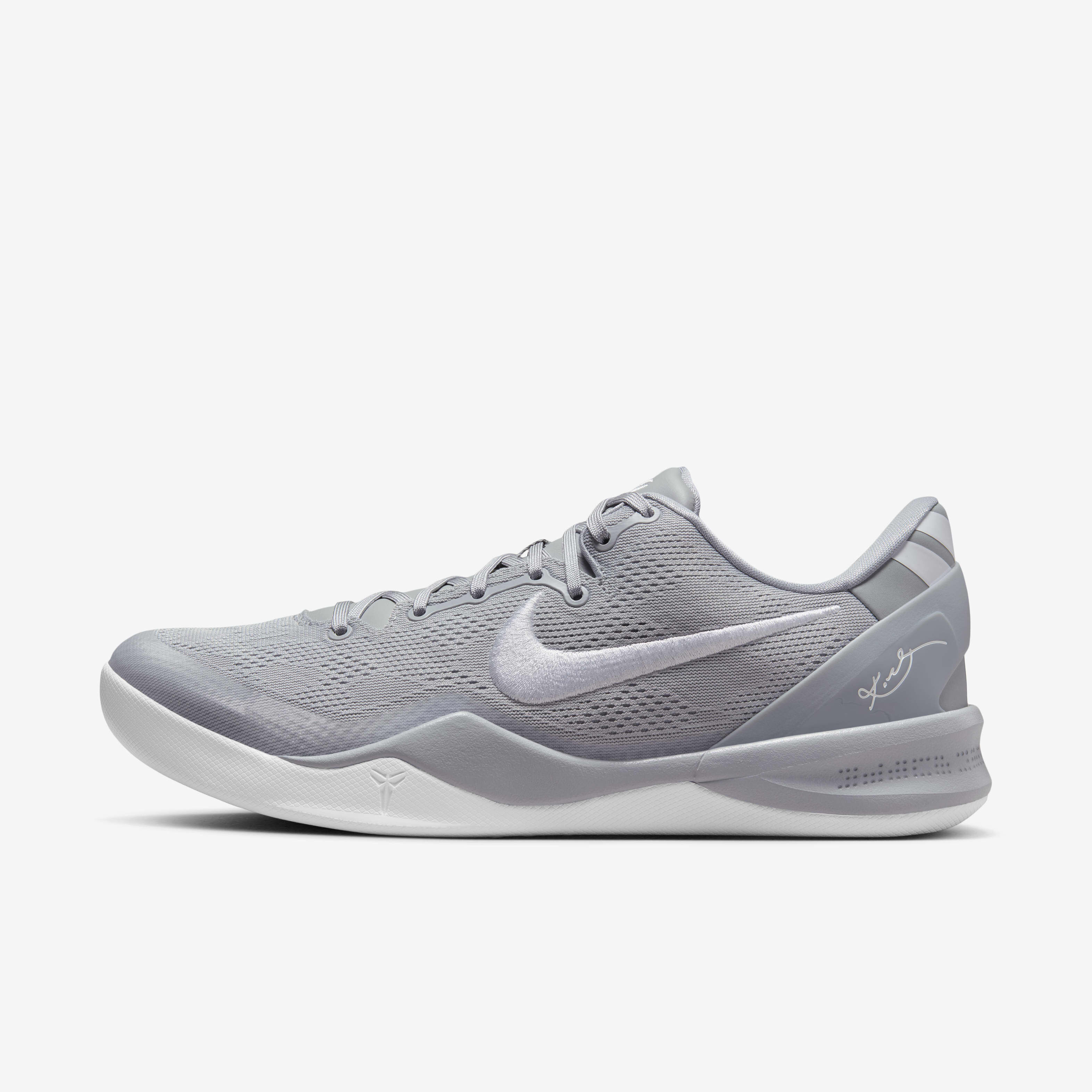 Buy Kobe VIII Protro Basketball Shoes Wolf Grey Wolf Grey White Nike Saudi Official