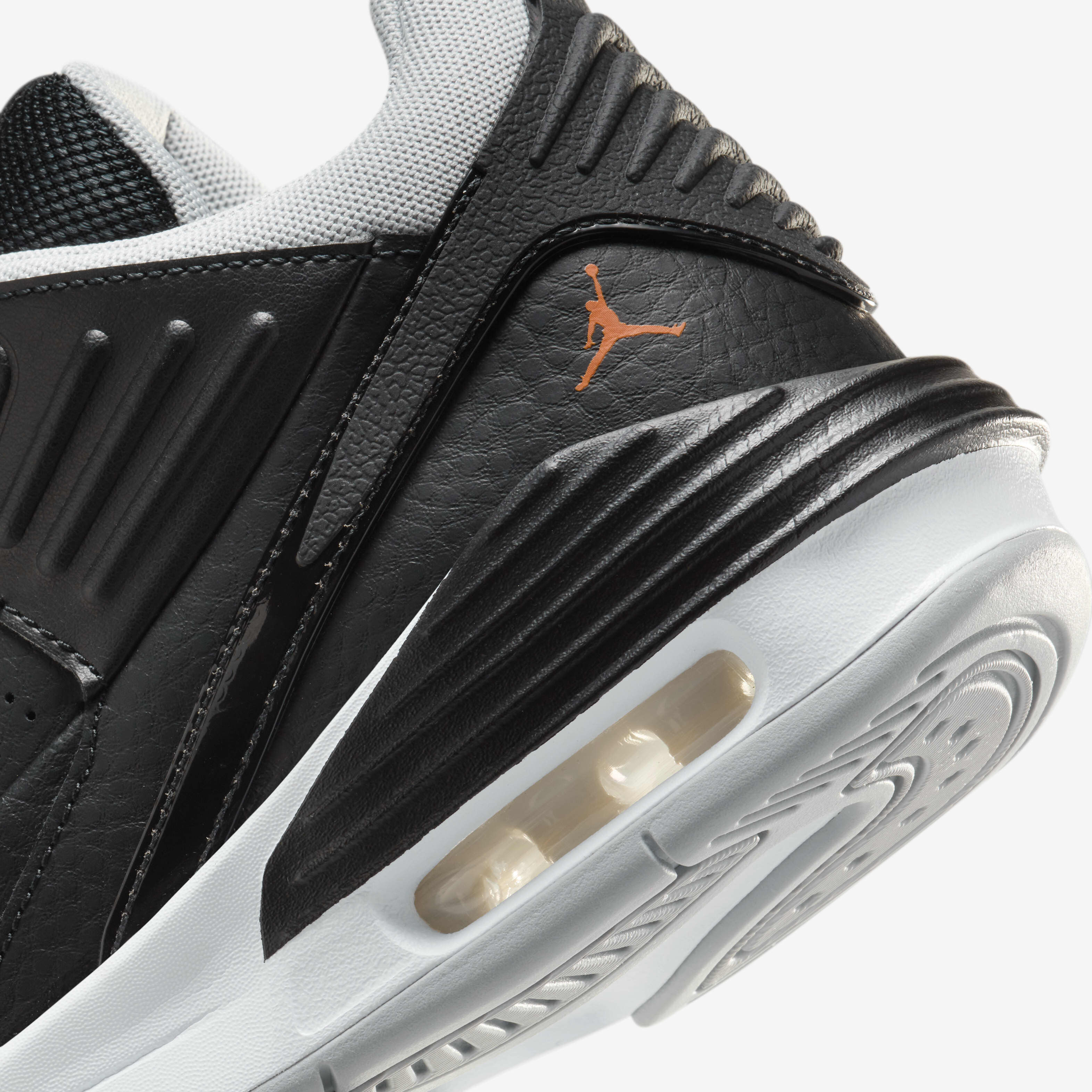 Buy Jordan Max Aura 5 Older Kids Shoes Black Wolf Grey White Magma Orange Nike Saudi Official