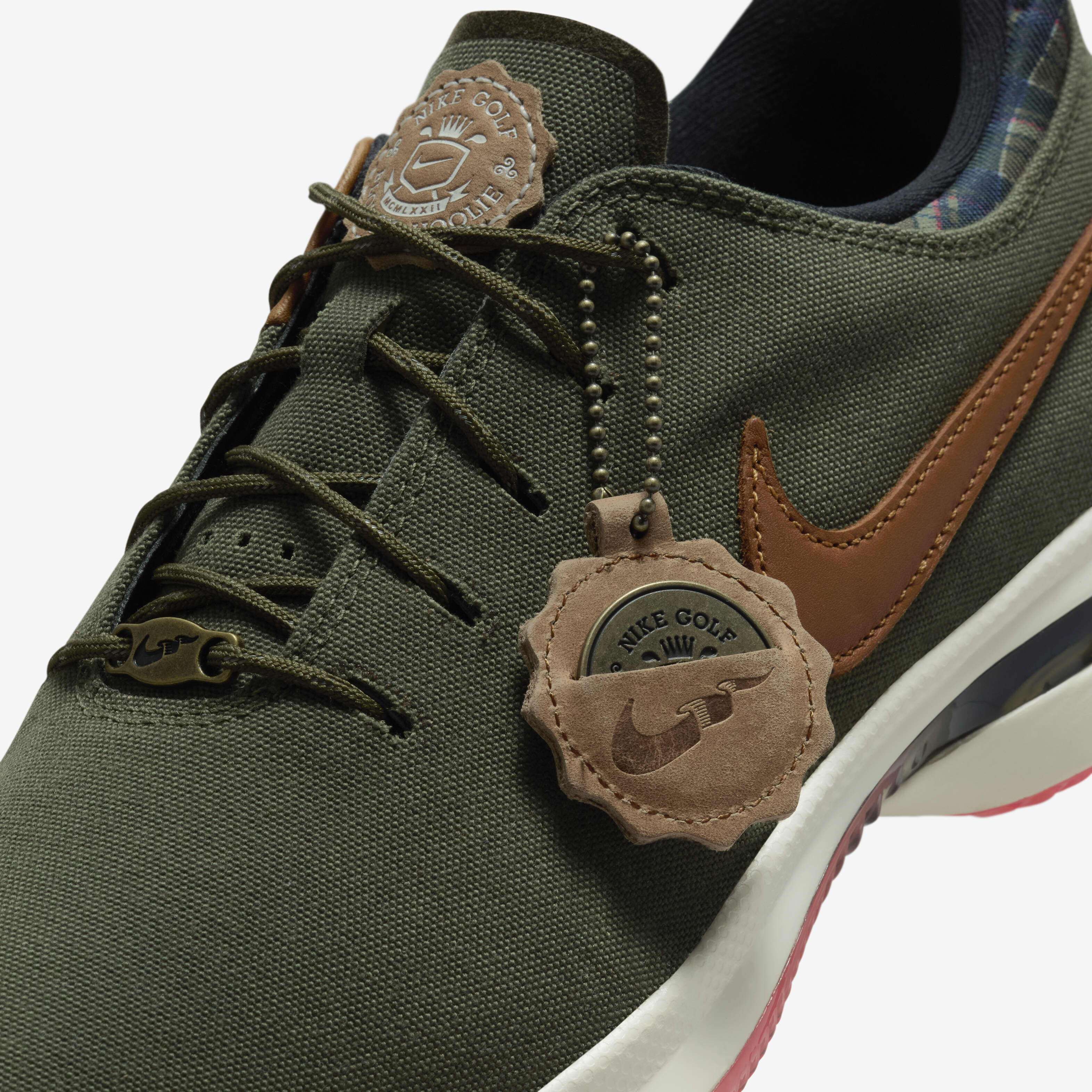 Nike golf shoes leather hotsell