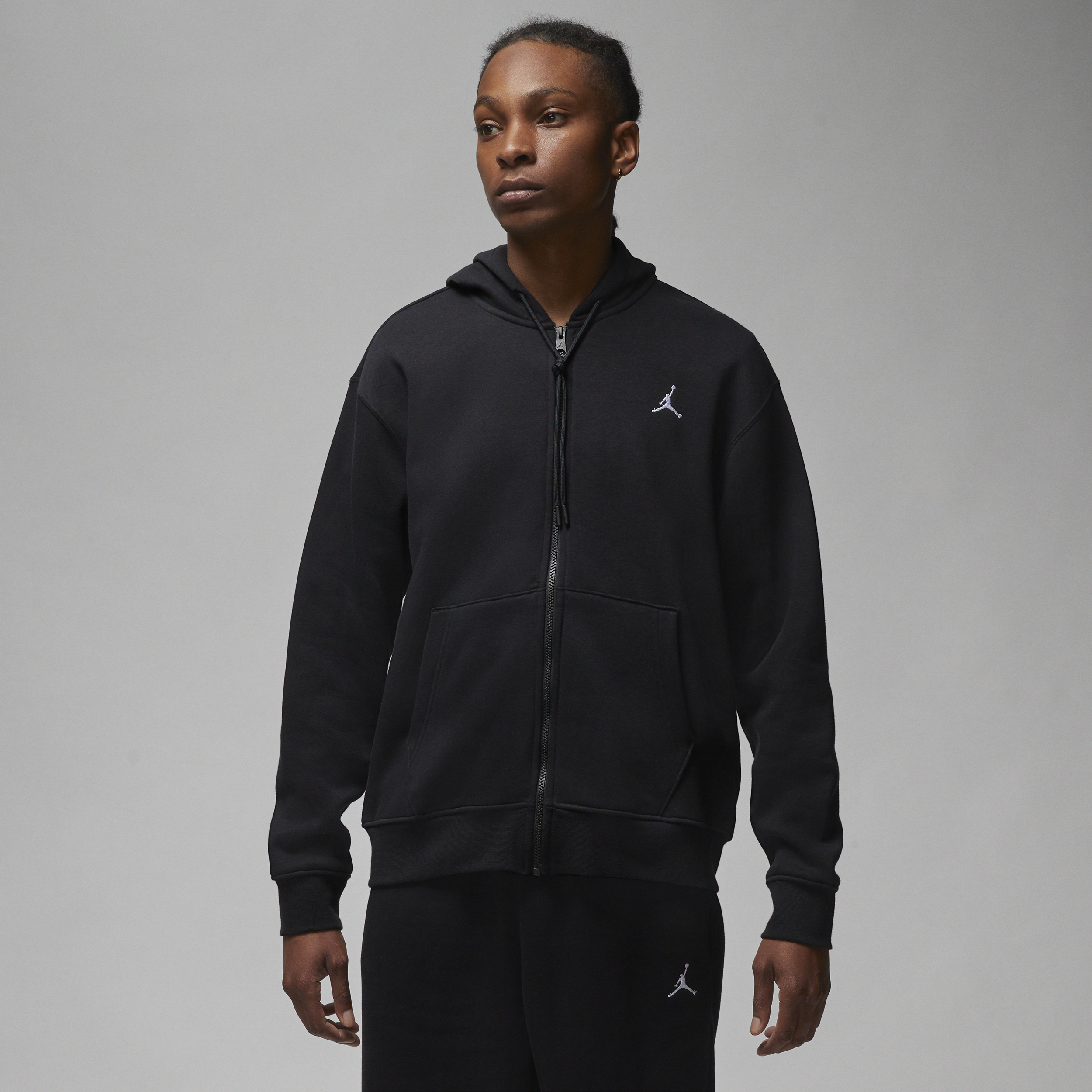 Shop Jordan Brooklyn Fleece Men s Full Zip Hoodie Nike KSA