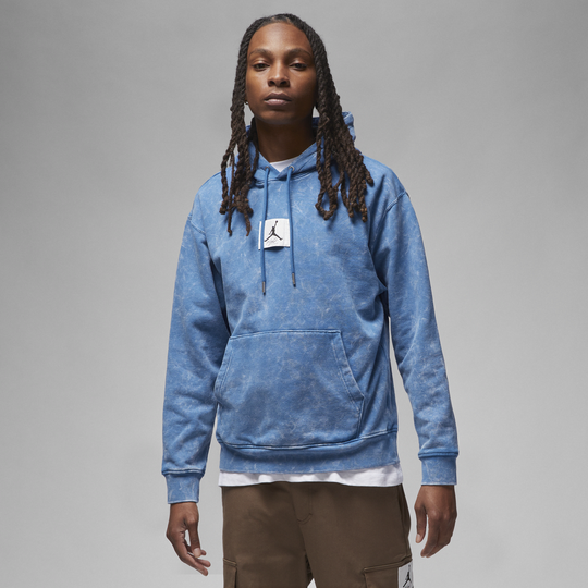 Shop Jordan Flight Fleece Men s Washed Pullover Hoodie Nike KSA
