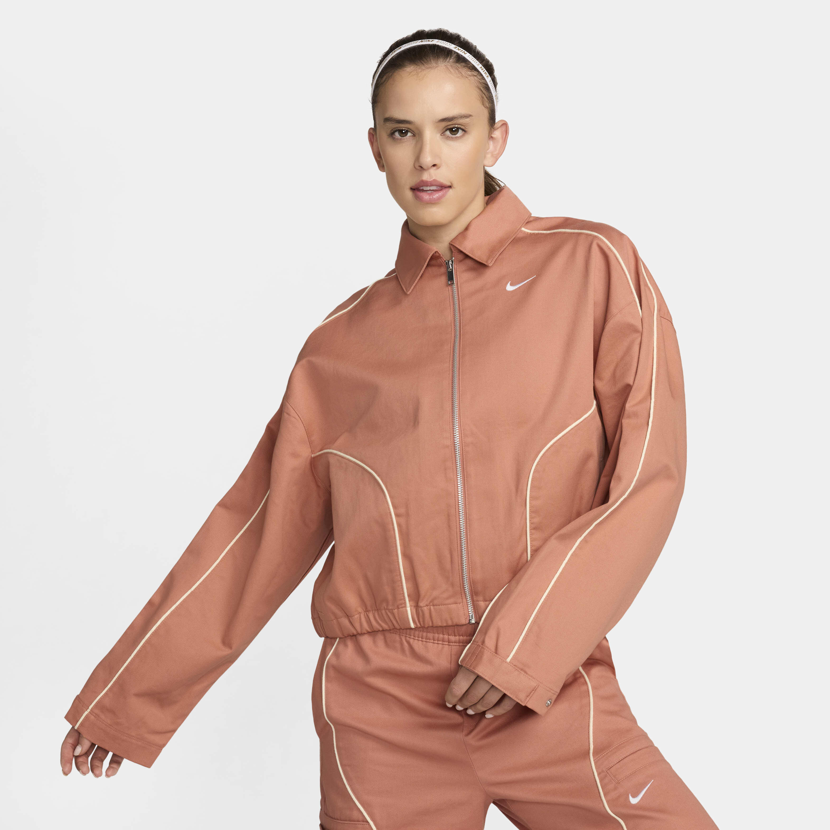 Nike sportswear women's woven jacket discount