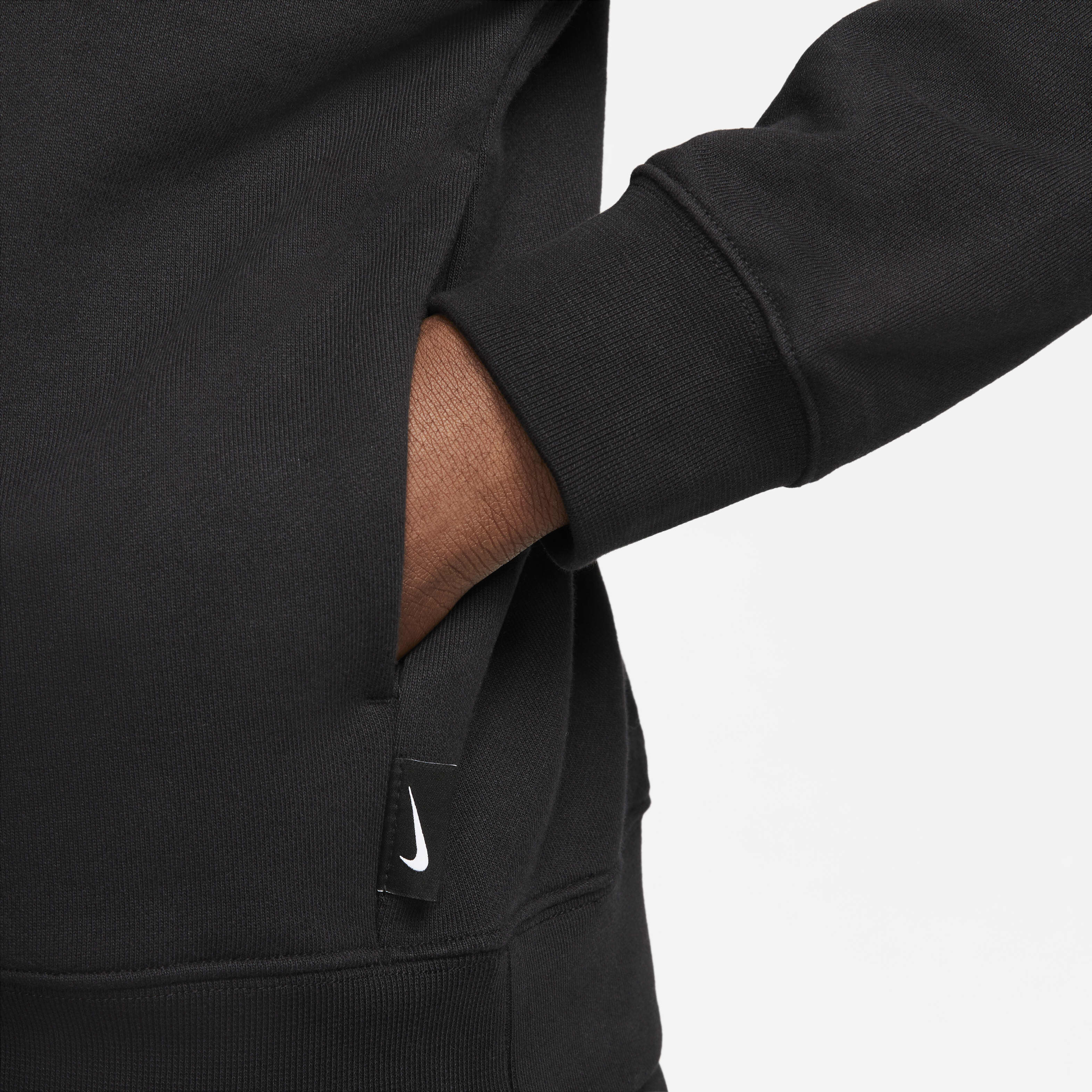 Buy Nike Swoosh Men's 1/2-Zip Fleece Hoodie - Black/Coconut