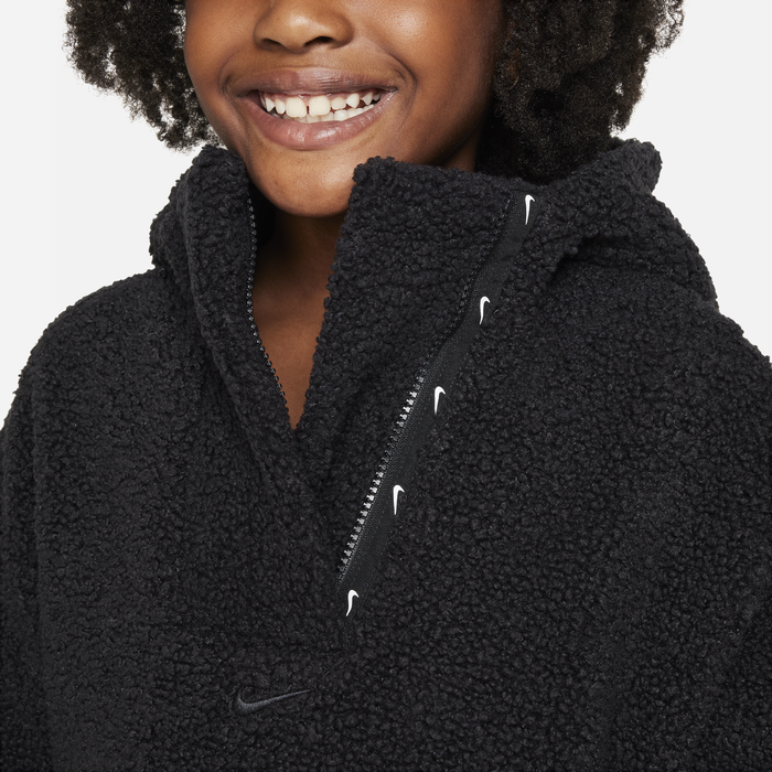 High pile fleece hoodie sales