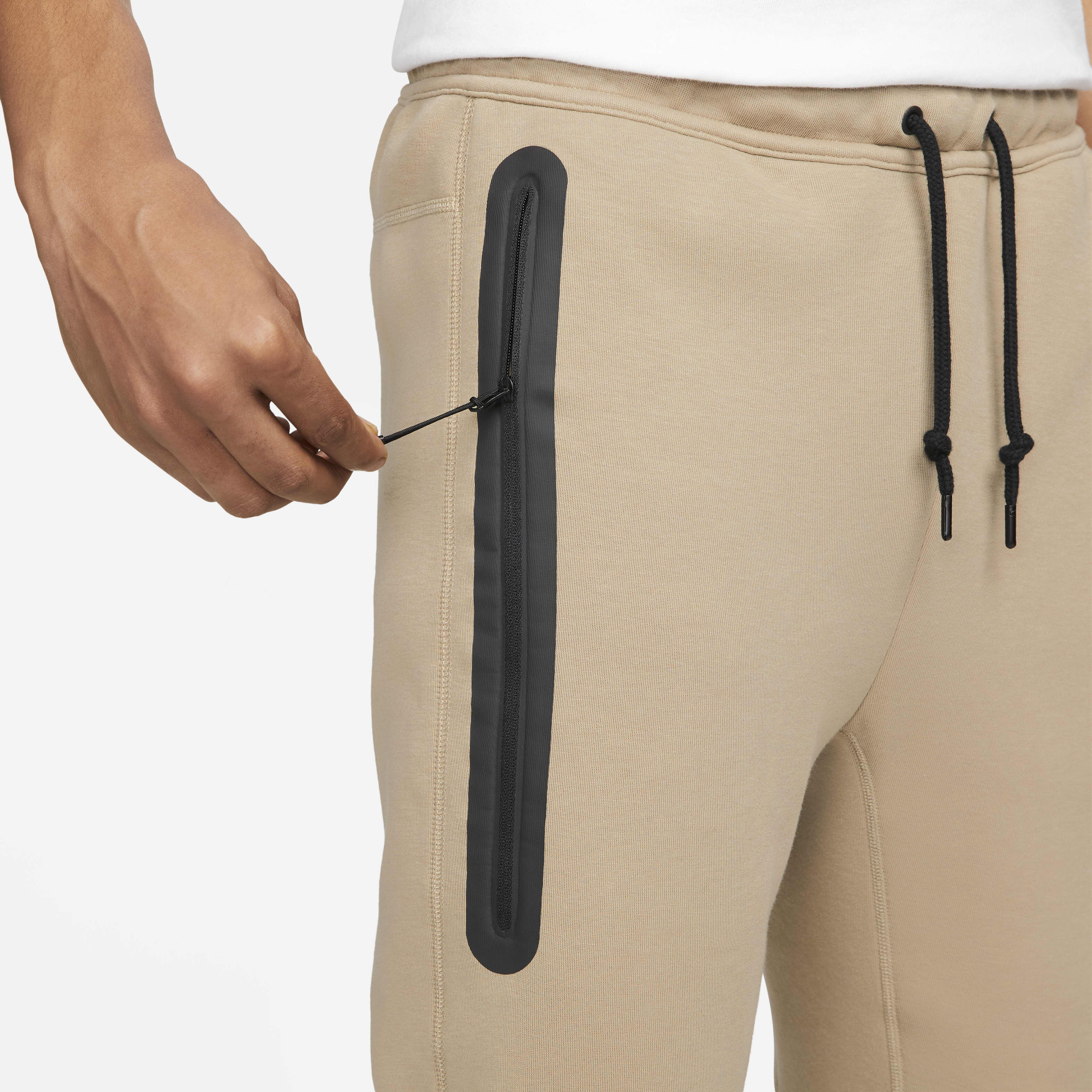 Nike tech fleece khaki joggers on sale