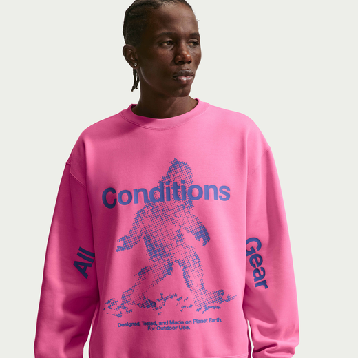 Men's Hoodies & Sweatshirts-Nike, Nike ACG 'Tuff Fleece', Men's Therma-FIT Pullover Crew-Neck Sweatshirt