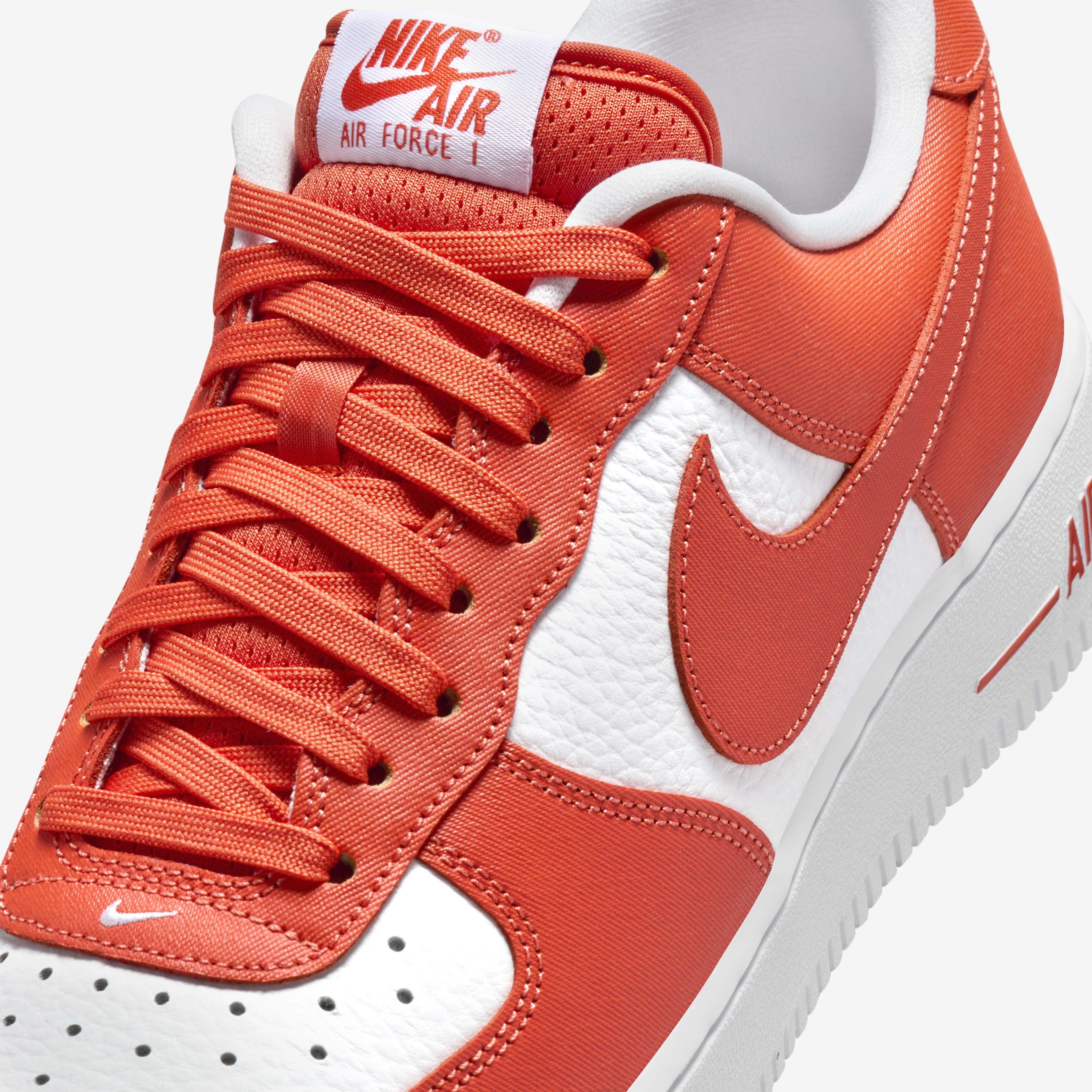 Nike air force 1 low white/orange men's shoes online