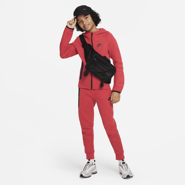 Nike sportswear tech fleece sales red