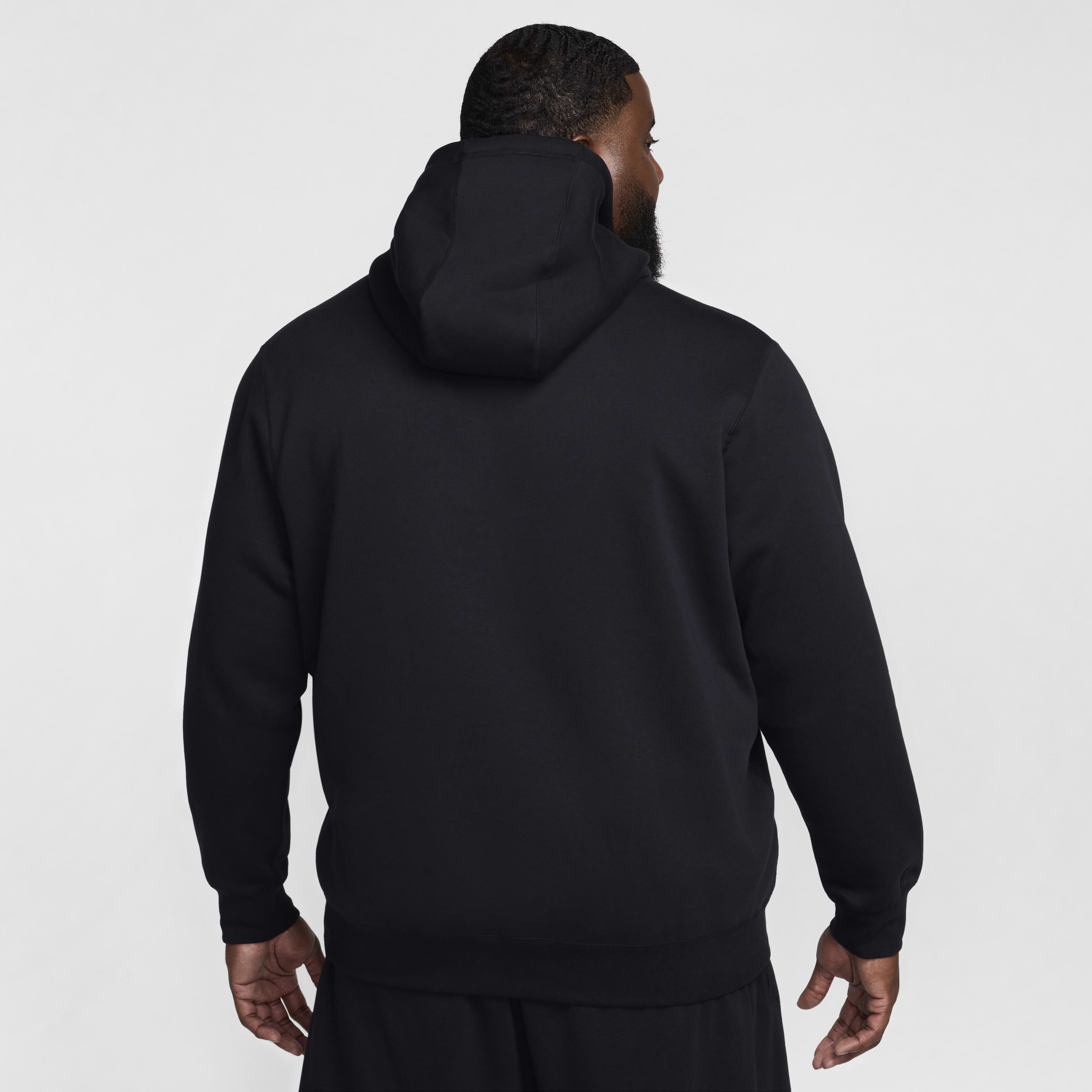 Buy Nike Club Fleece Men's Pullover Hoodie - Black/Safety Orange | Nike  Saudi Official