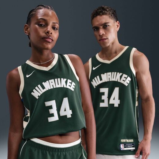 NBA Jerseys-Nike, Milwaukee Bucks Icon Edition 2022/23, Men's Nike Dri-FIT NBA Swingman Jersey