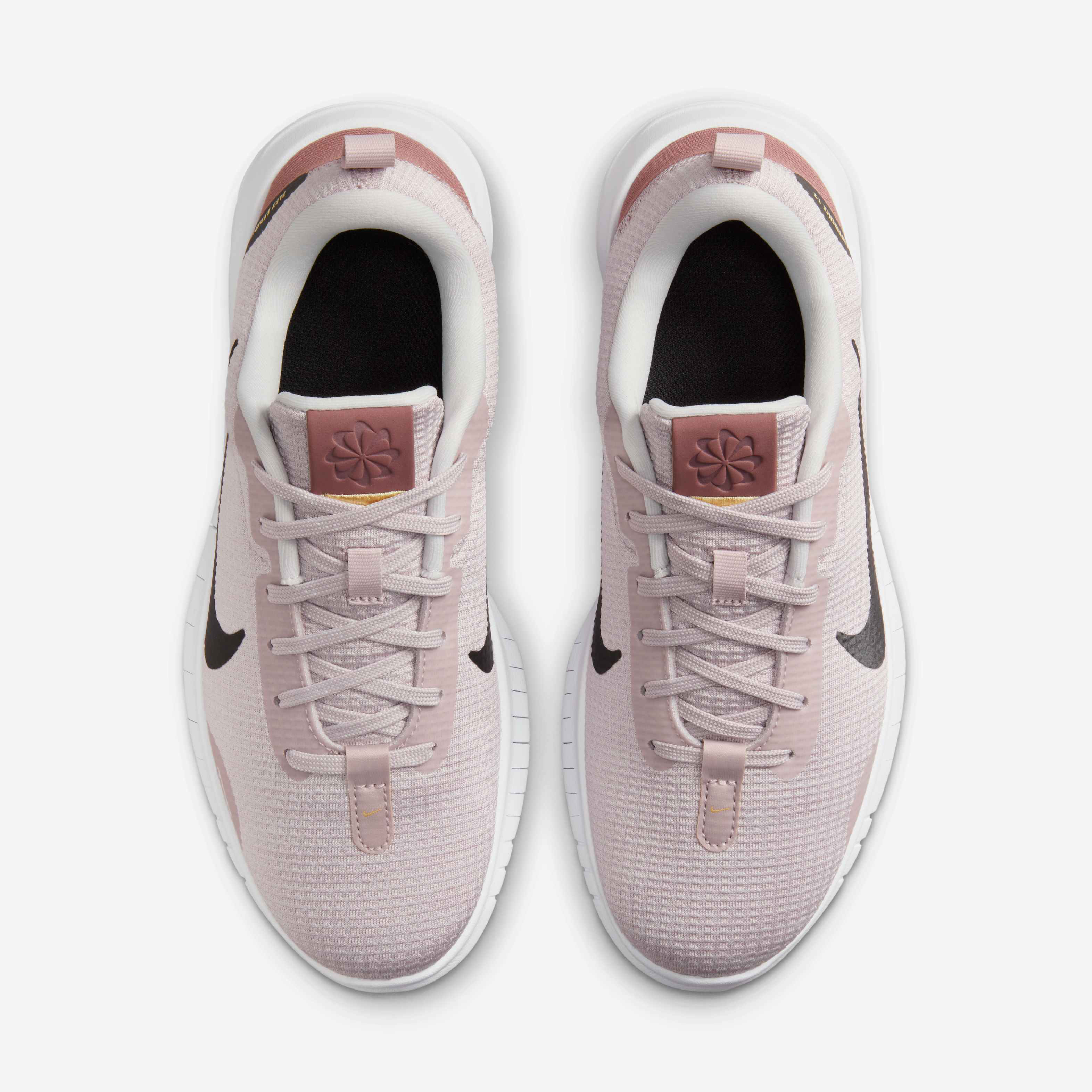 nike flex contact rose gold gray