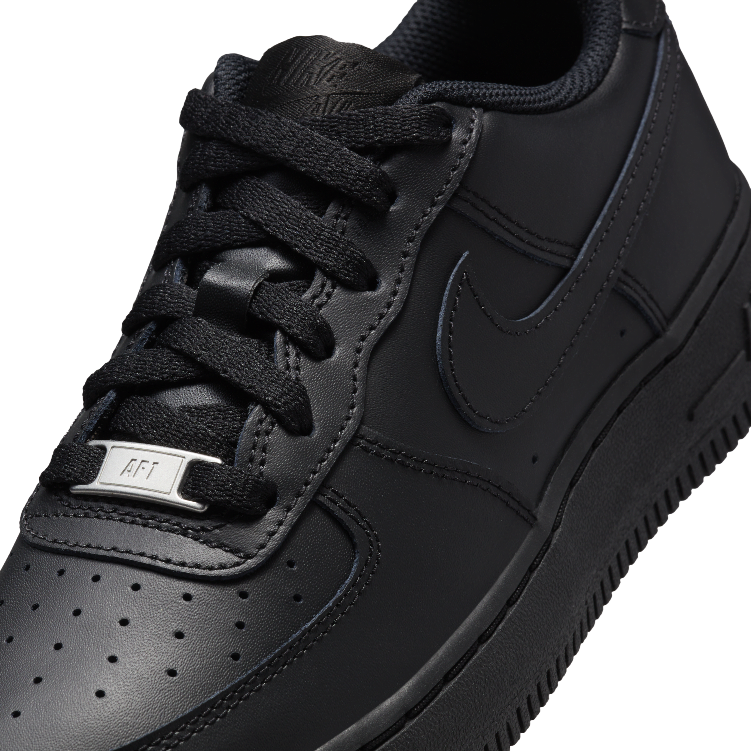 Air Force Negras Suela Blanca Tenis Negros Zapatillas Con Suela