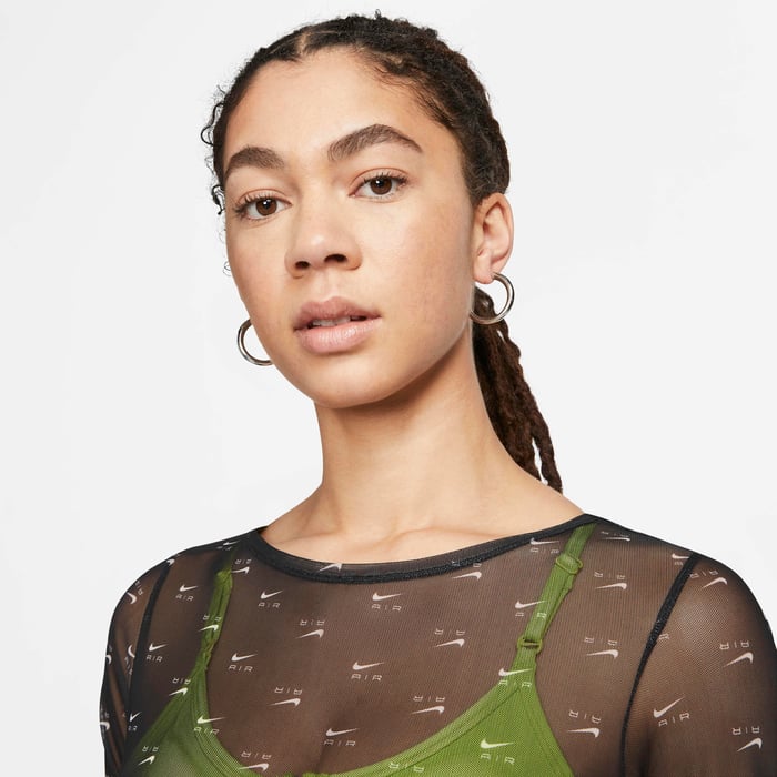 Buy Nike Air Women's Printed Mesh Long-sleeve Dress - Black @ Nike Saudi Buy Nike Air Women's Printed Mesh Long-sleeve Dress - Black @ Nike Saudi