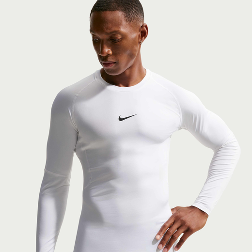 T-Shirts &amp; Tops-Nike, Nike Pro, Men's Dri-FIT Tight Long-Sleeve Fitness Top
