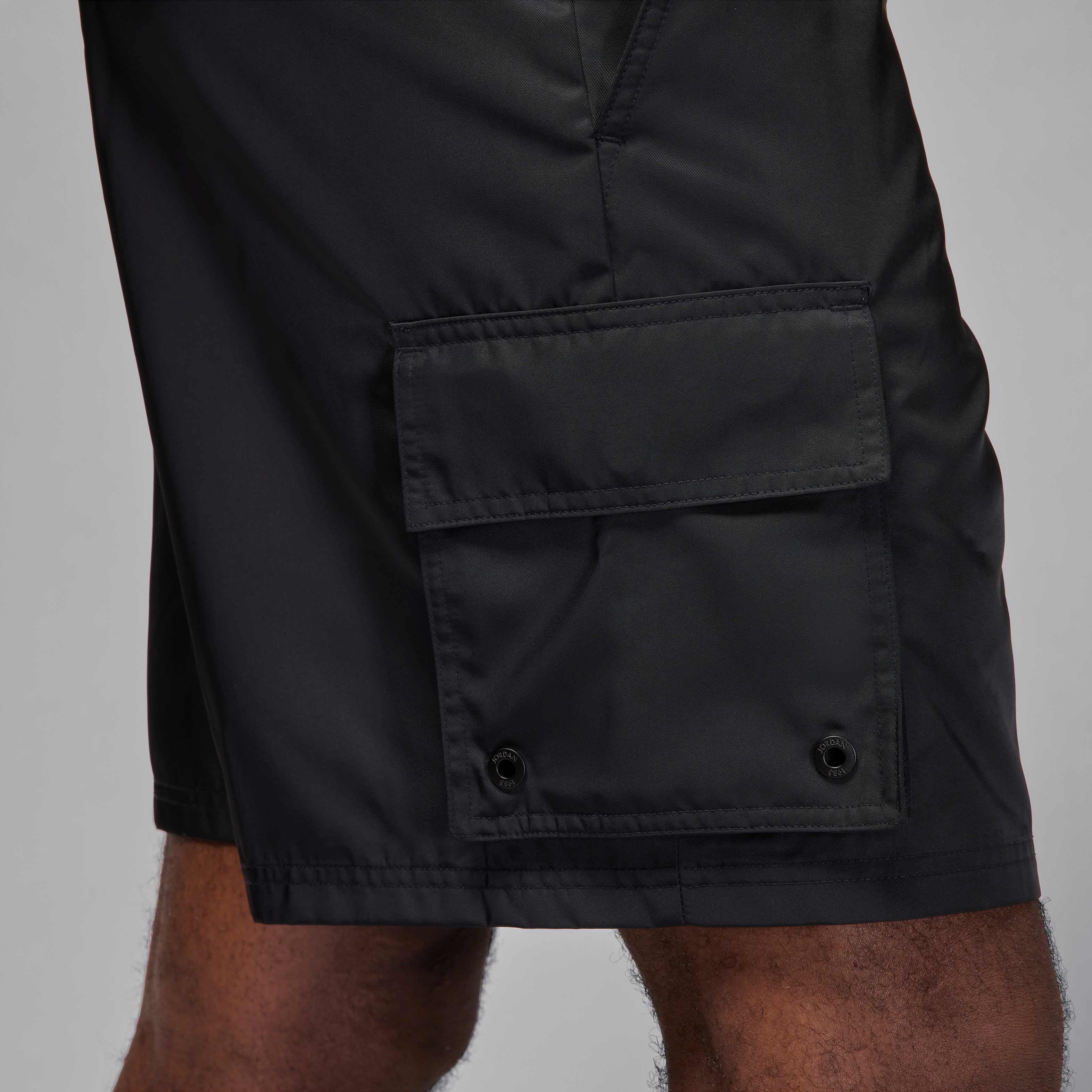Buy Jordan Brooklyn Men's Cargo Shorts - Black/Iron Grey @ Nike Saudi