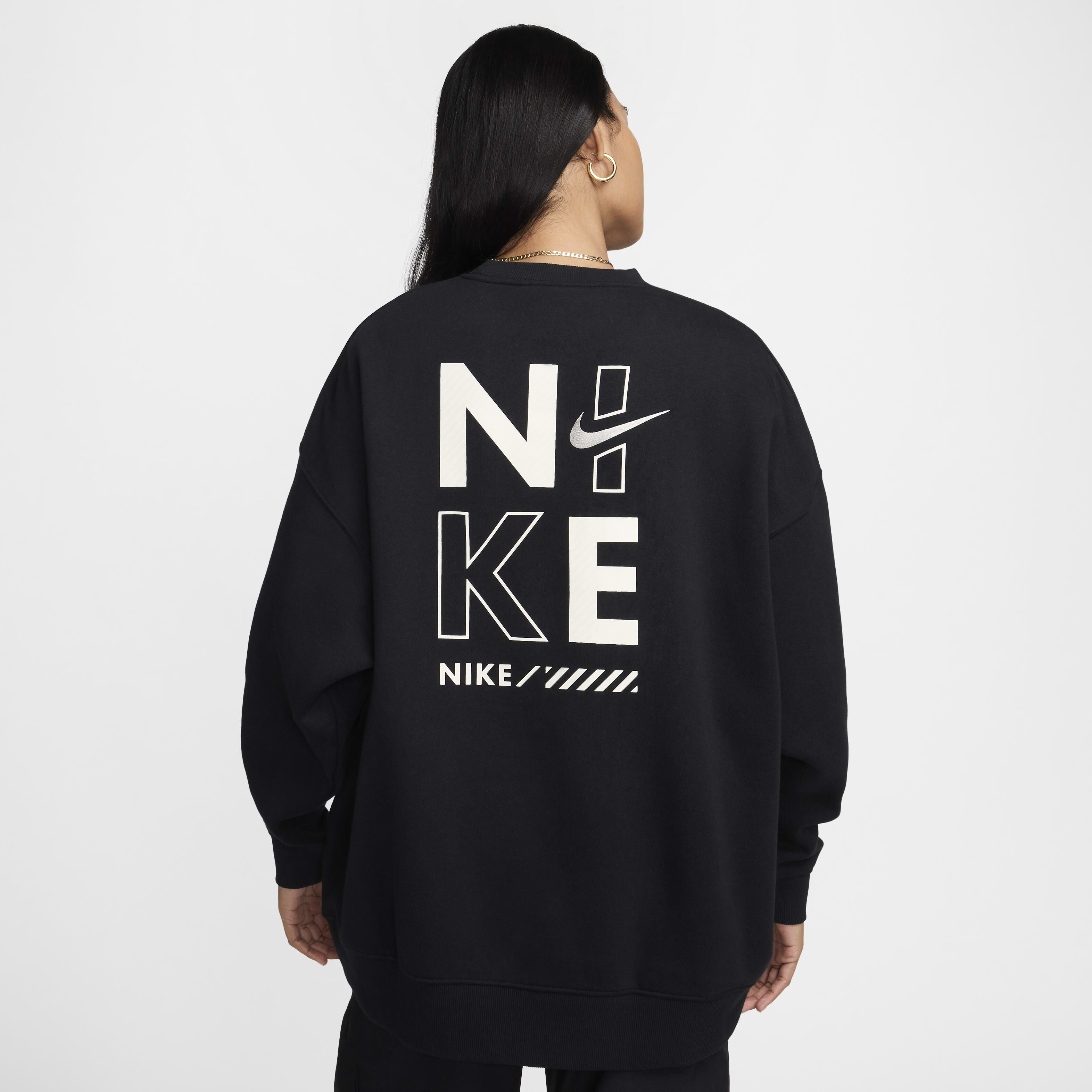 Nike logo print sweatshirt shop