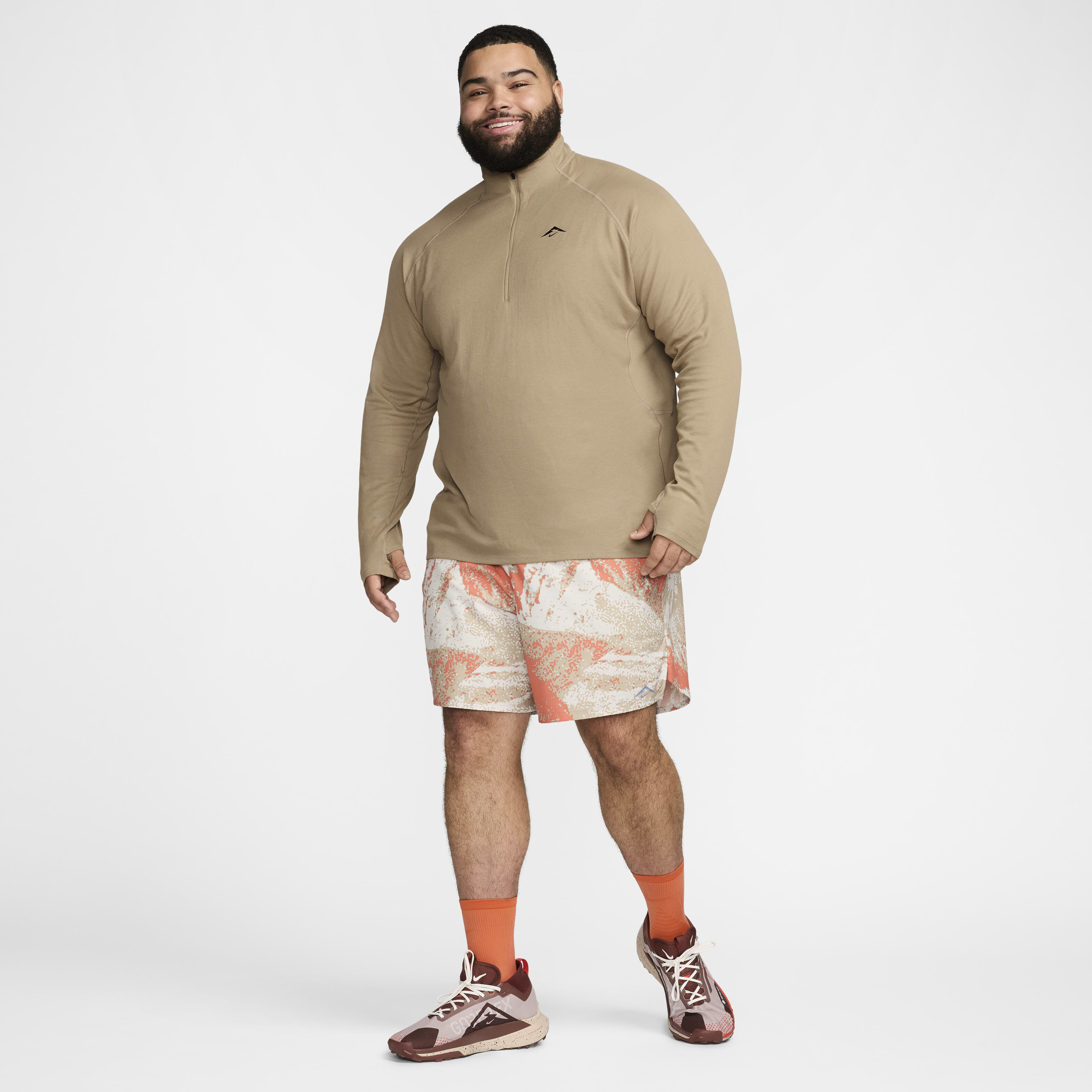 Buy Nike Trail Men's Dri-FIT 1/2-Zip Mid-Layer Top - Khaki