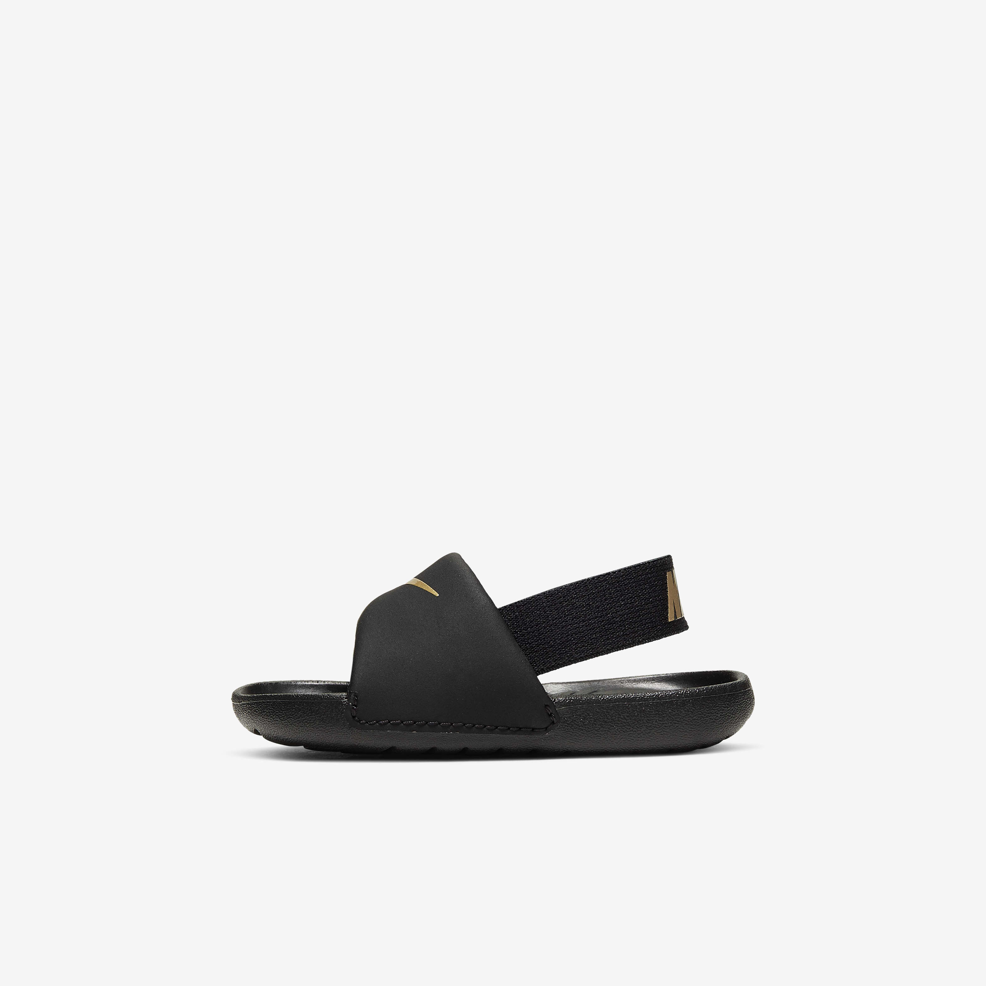 Buy Nike Kawa Baby Toddler Slides Black Metallic Gold Nike Saudi Official