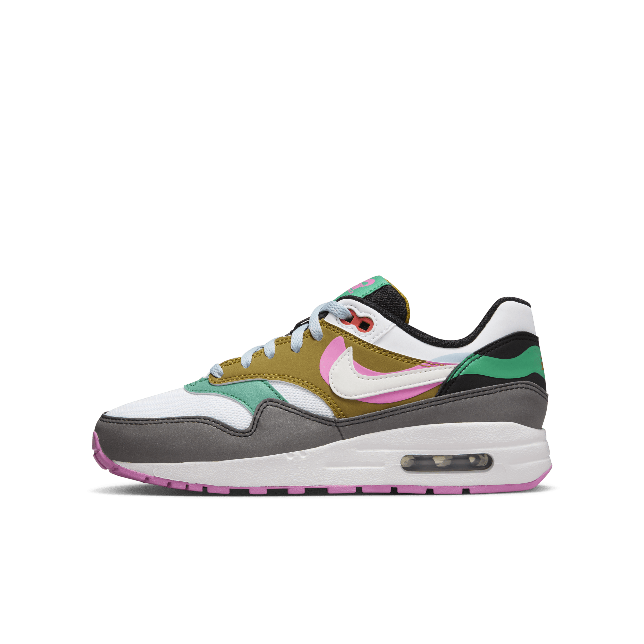pink and green air max
