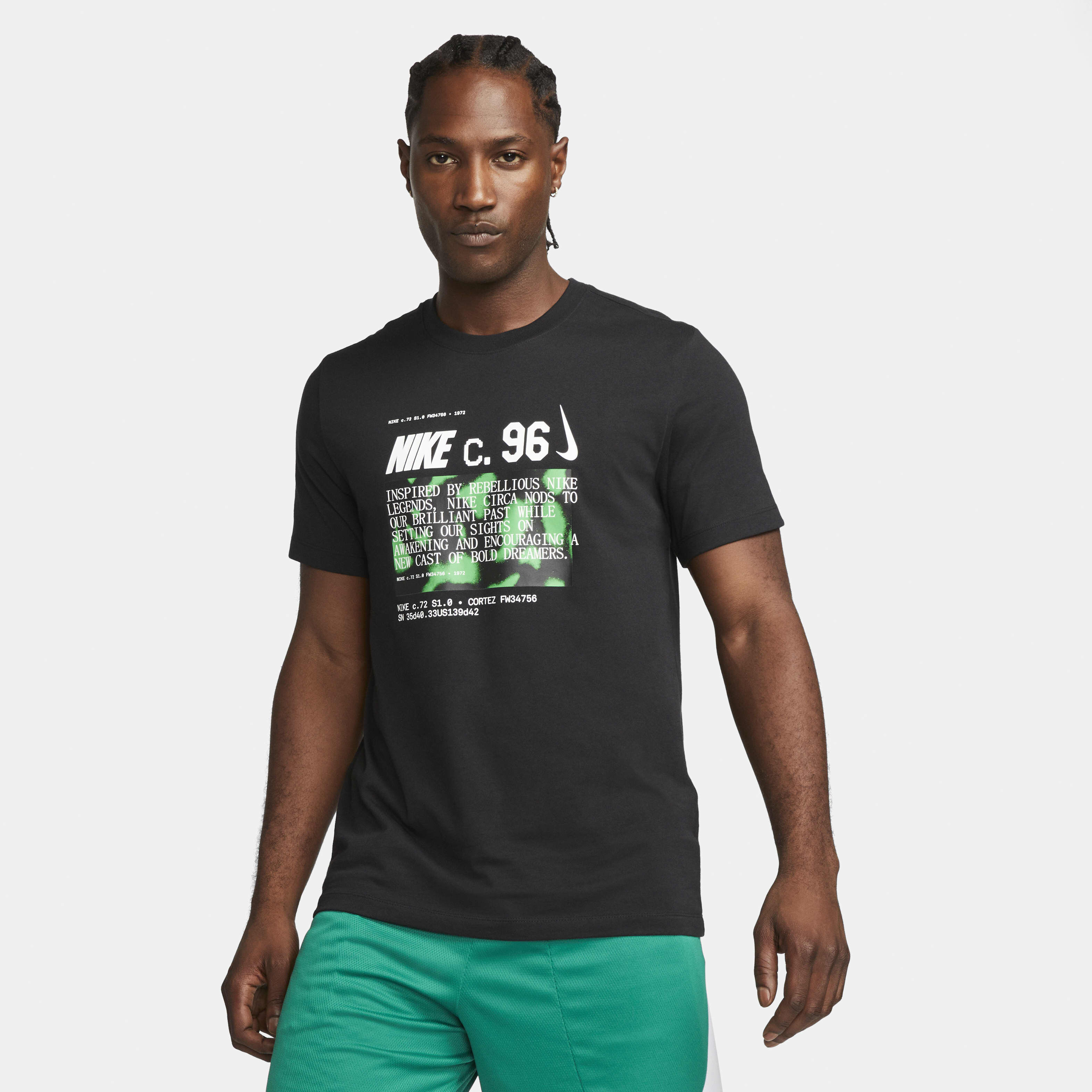 Nike cortez t shirt sales