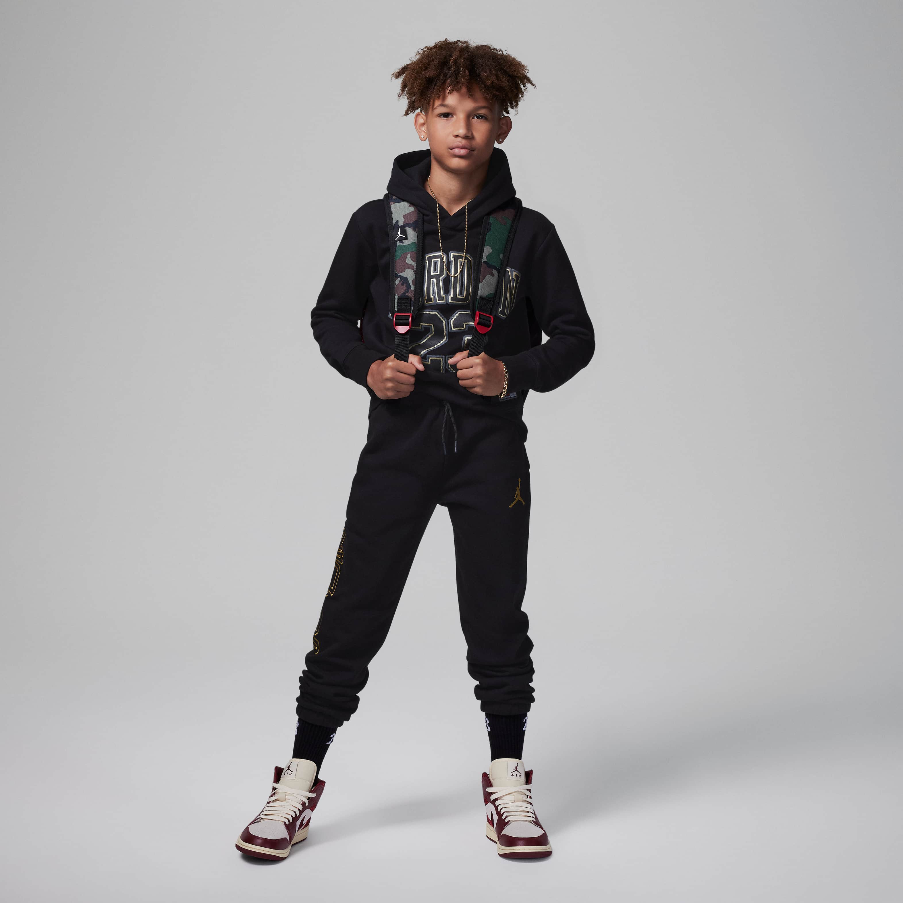 Jordan Fleece Pullover Hoodie image number 4