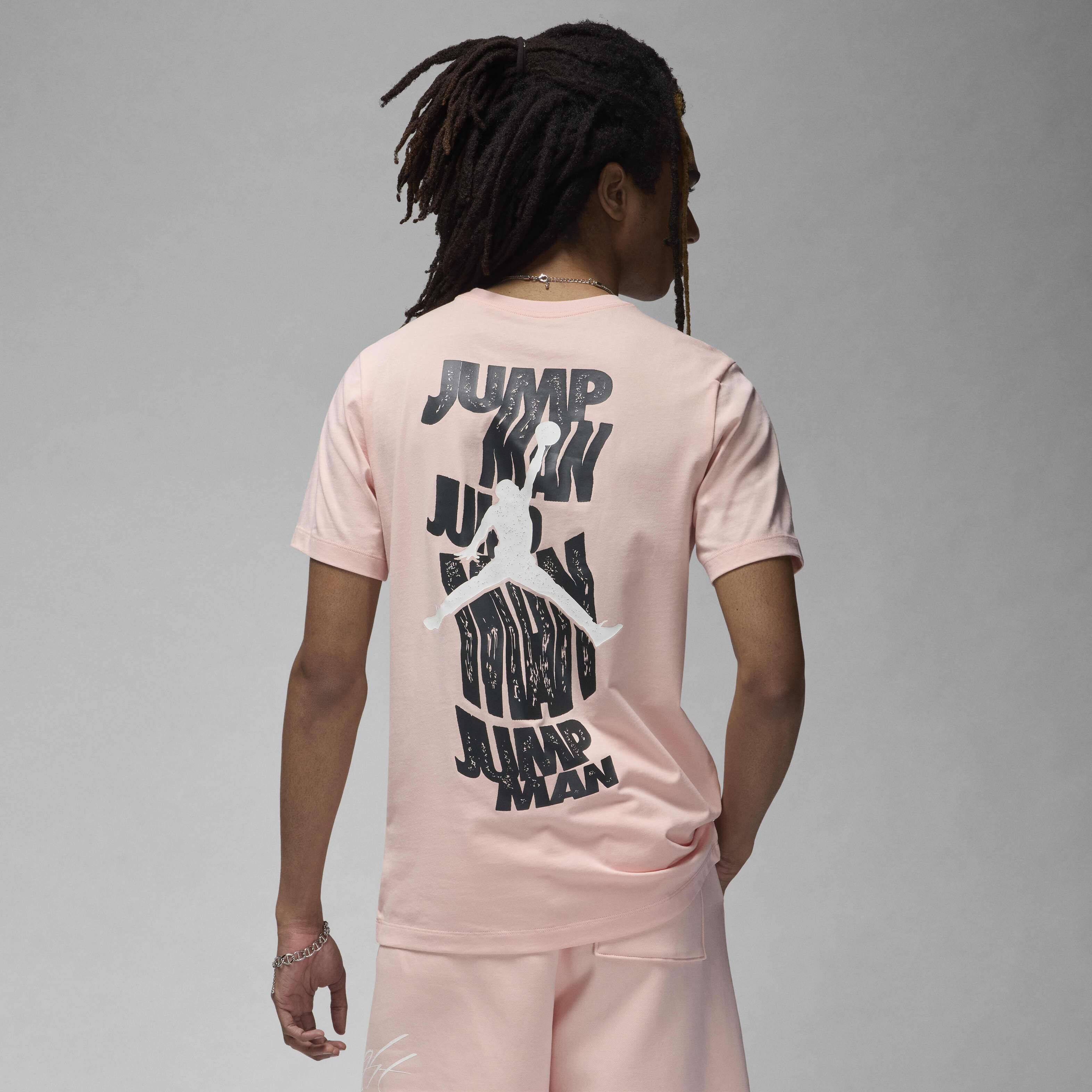Buy Jordan Brand Men s T Shirt Legend Pink Anthracite White Nike Saudi Official