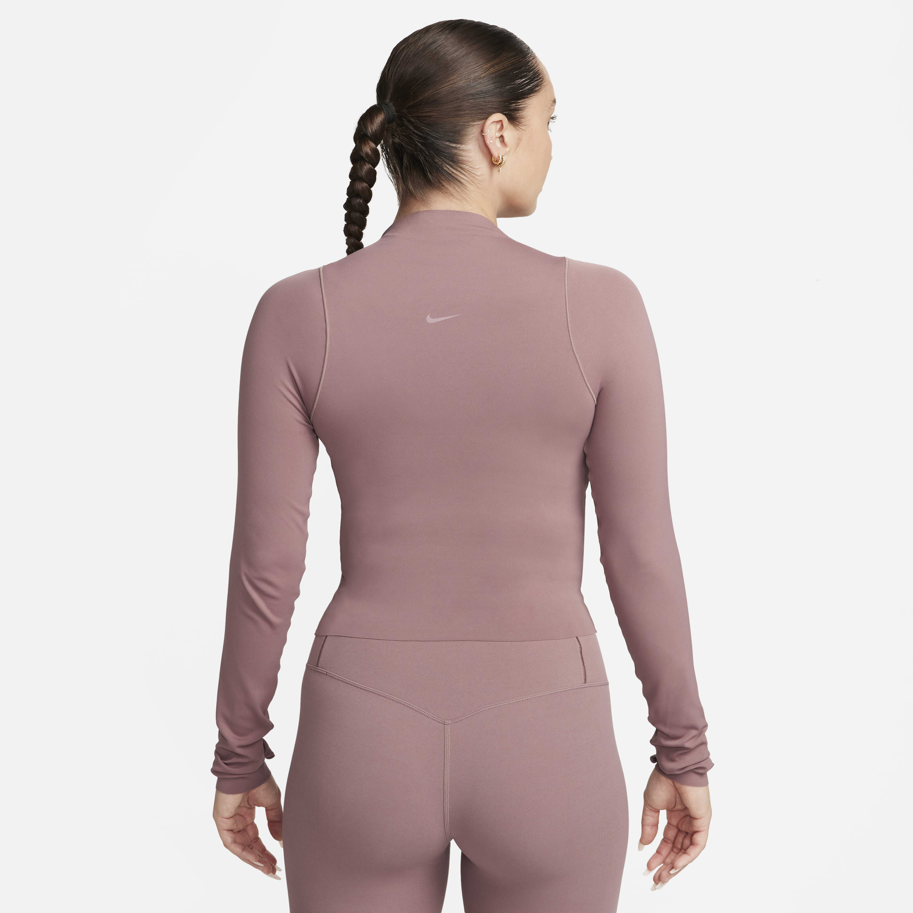Buy Nike Zenvy Women's Dri-FIT Long-Sleeve Top - Smokey