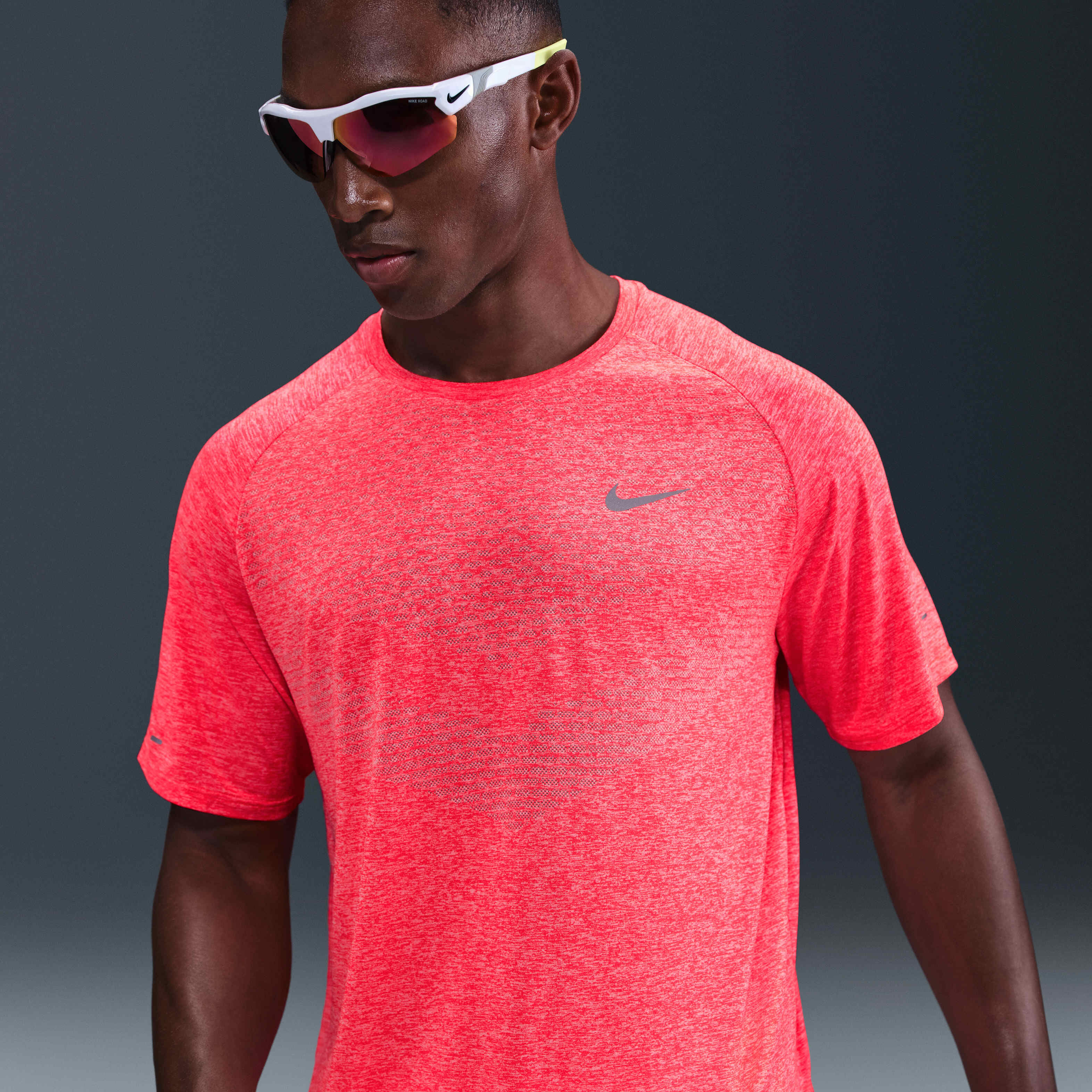 ★Nike★ Stride Dry Fit ADV Short Sleeve Running Top M Brigh Nike Stride Men's Dri-FIT ADV Short-Sleeve Running Top. Nike.com