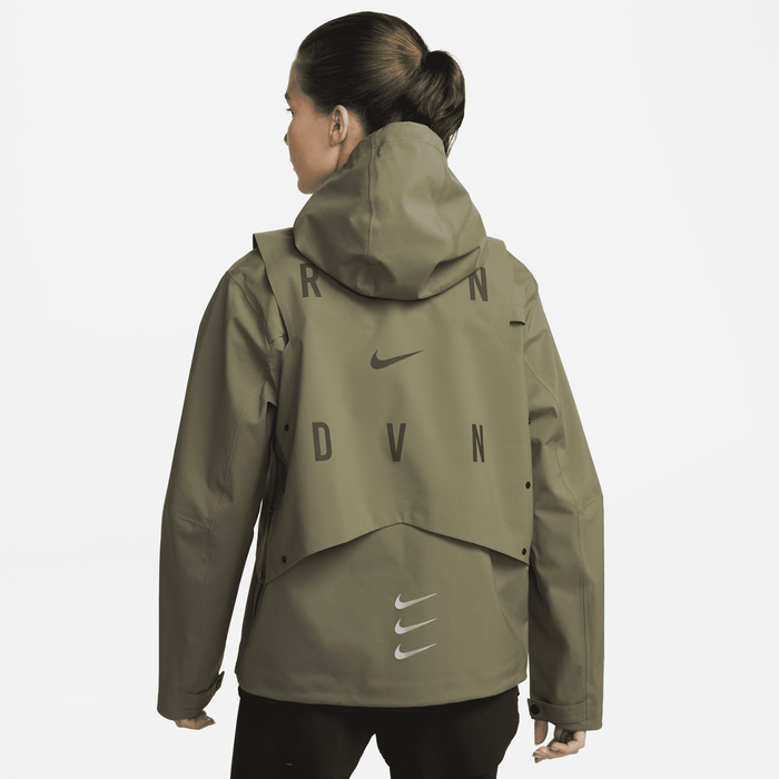 Nike full zip hooded top raincoat