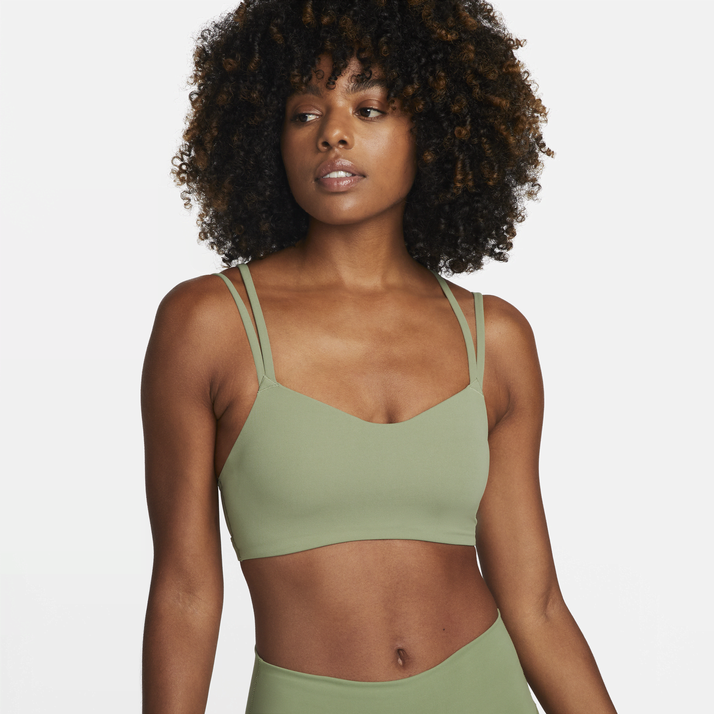 Shop Zenvy Strappy Women s Light Support Padded Strappy Sports Bra