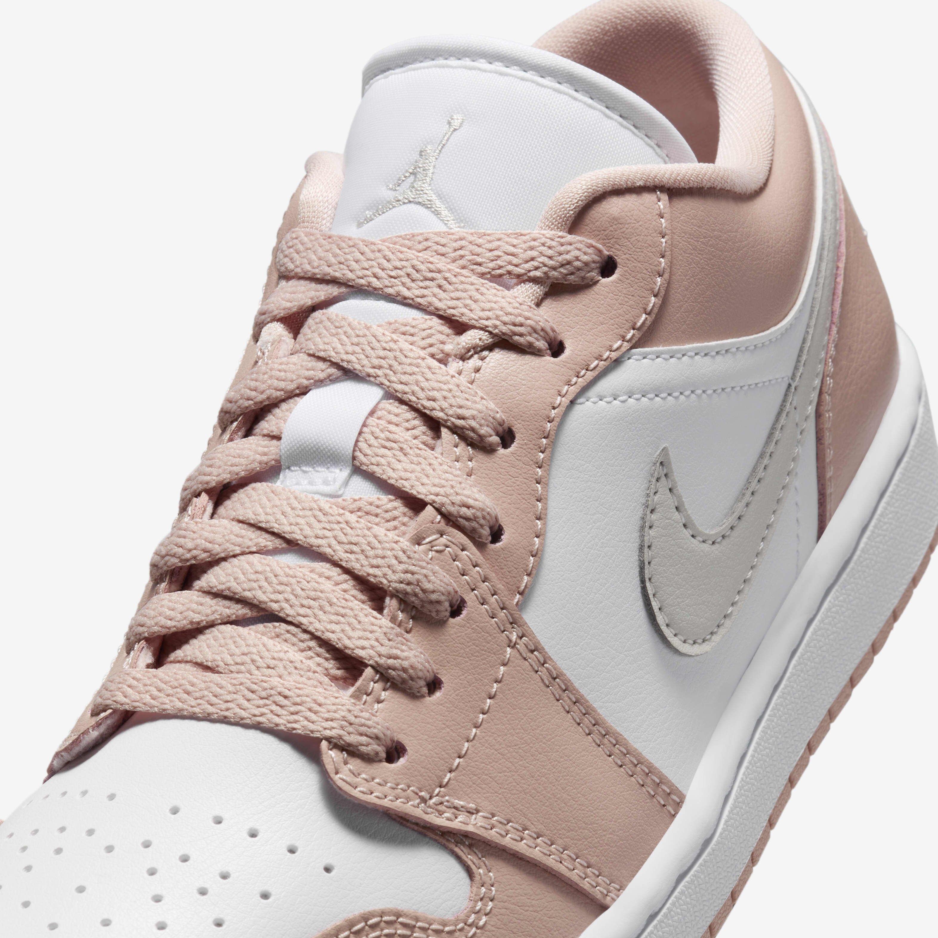 Buy Air Jordan 1 Low Women's Shoes - White/Particle Beige
