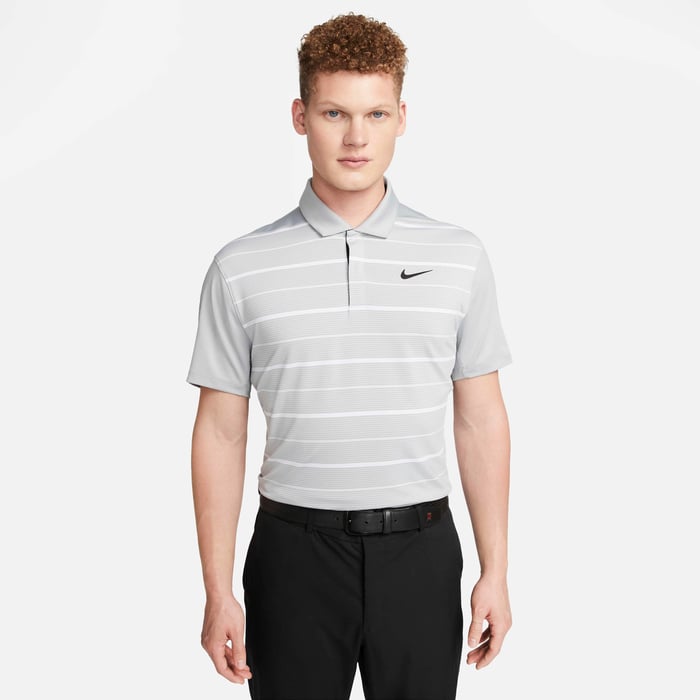 Buy Nike Dri-FIT Tiger Woods Men's Striped Golf Polo Light Smoke