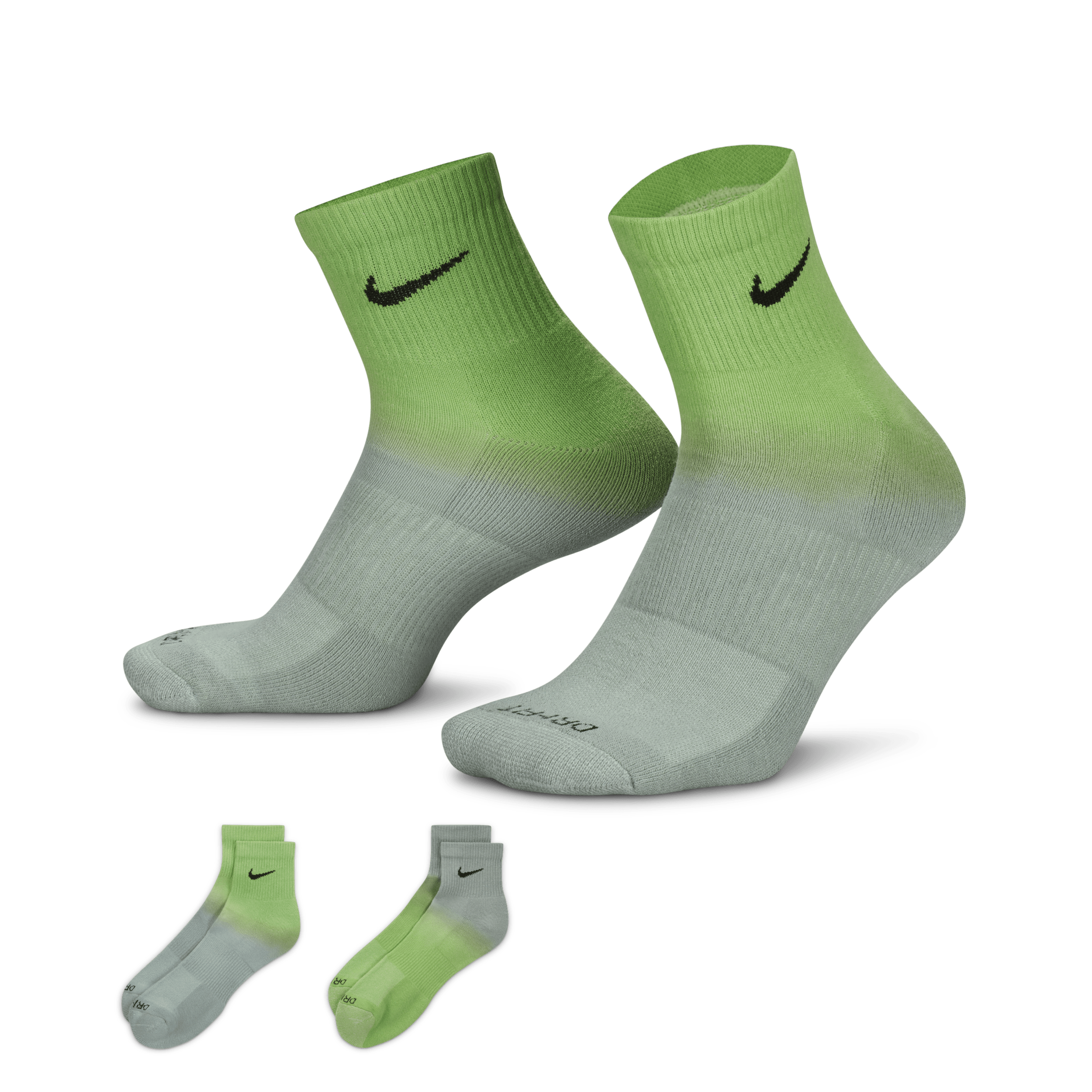 Green nike socks outlet
