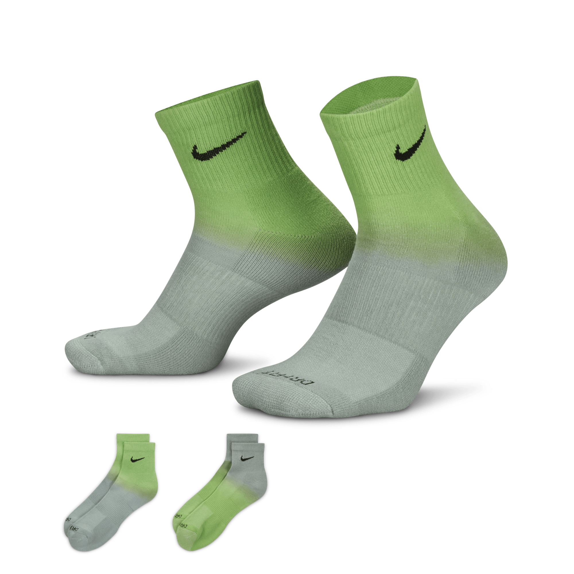 Shop Everyday Plus Cushioned Ankle Socks Nike KSA