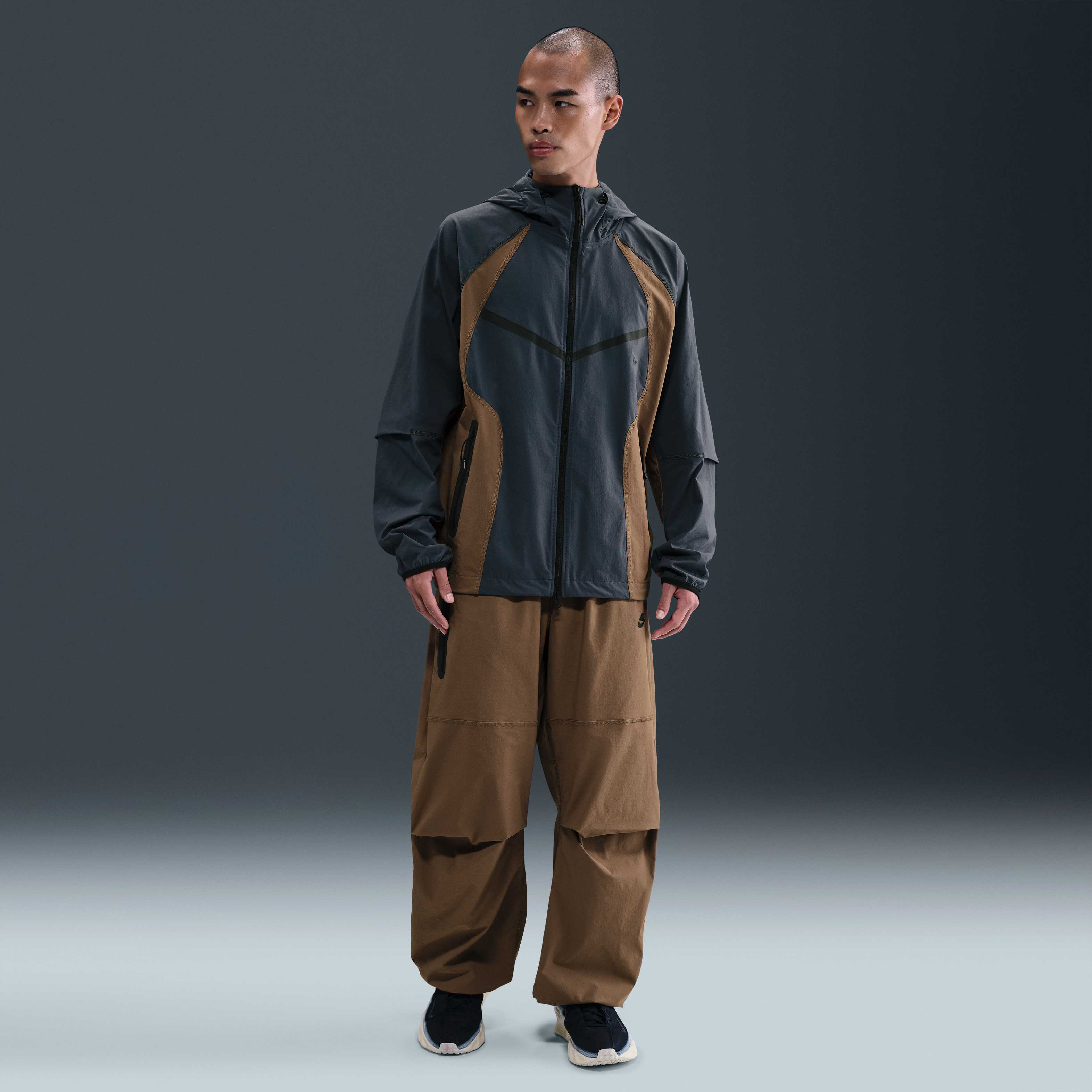 Buy Nike Tech Men's Woven Oversized Trousers - Mosswood Brown