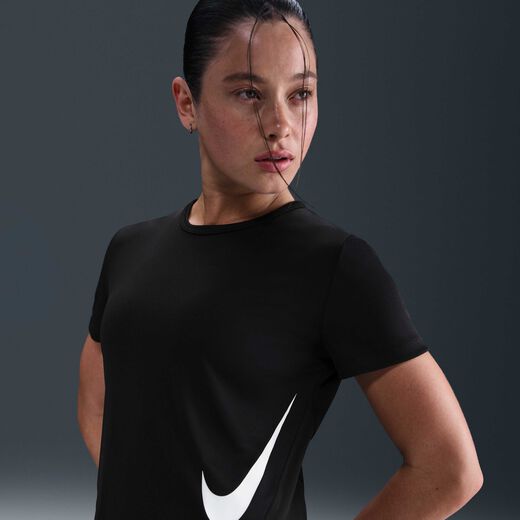 أحذية تمبو-نايكي, Nike Tempo Swoosh, تيشيرت الجري دراي-فت بأكمام قصيرة للنساء
