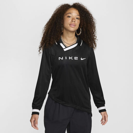 Kits & Jerseys-Nike, Nike Sportswear Collection, Women's Dri-FIT Jacquard Long-Sleeve Jersey