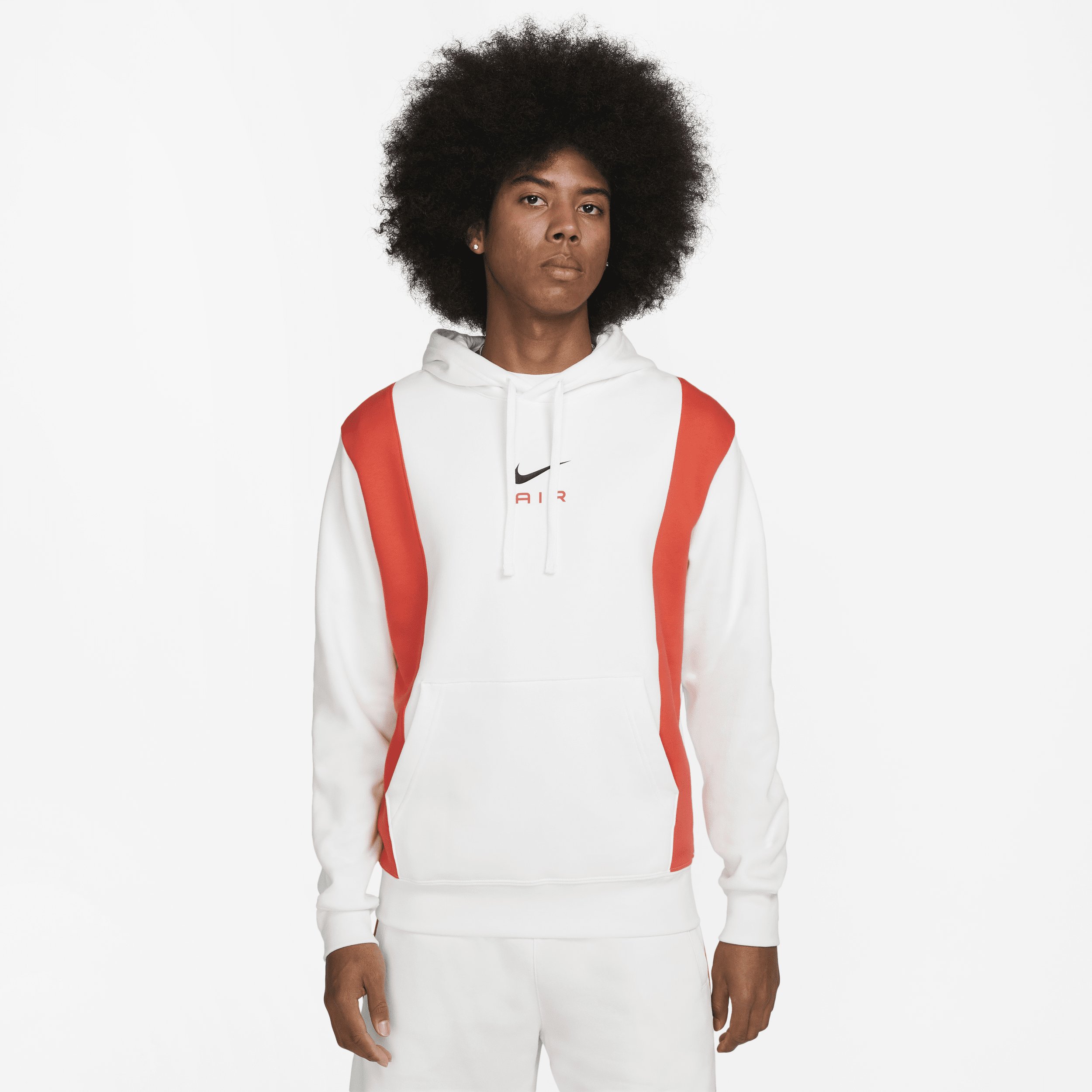 Shop Air Men s Fleece Pullover Hoodie Nike KSA