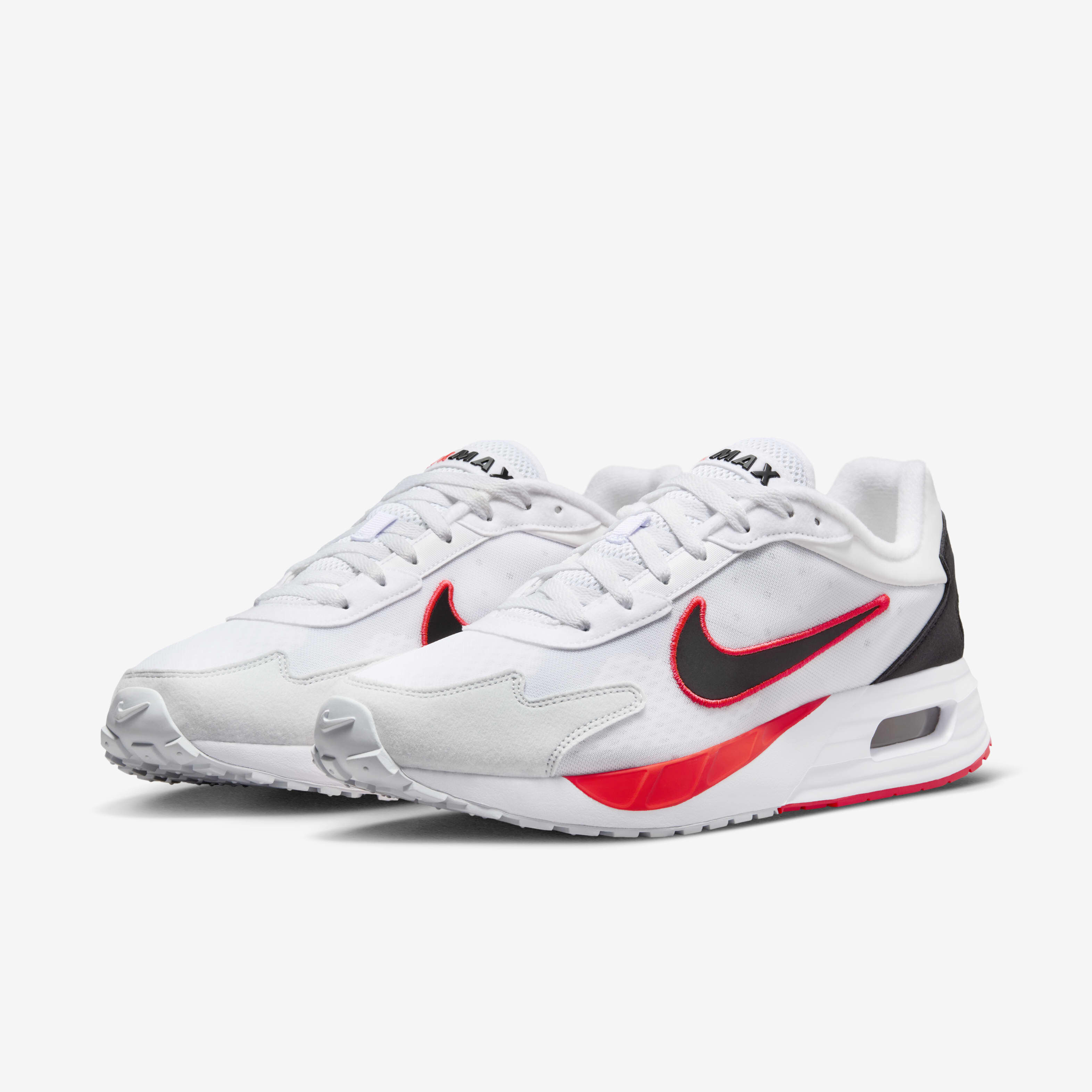 最も優遇 Buy Nike Air Max Solo Men's Shoes - White/Bright Crimson 靴