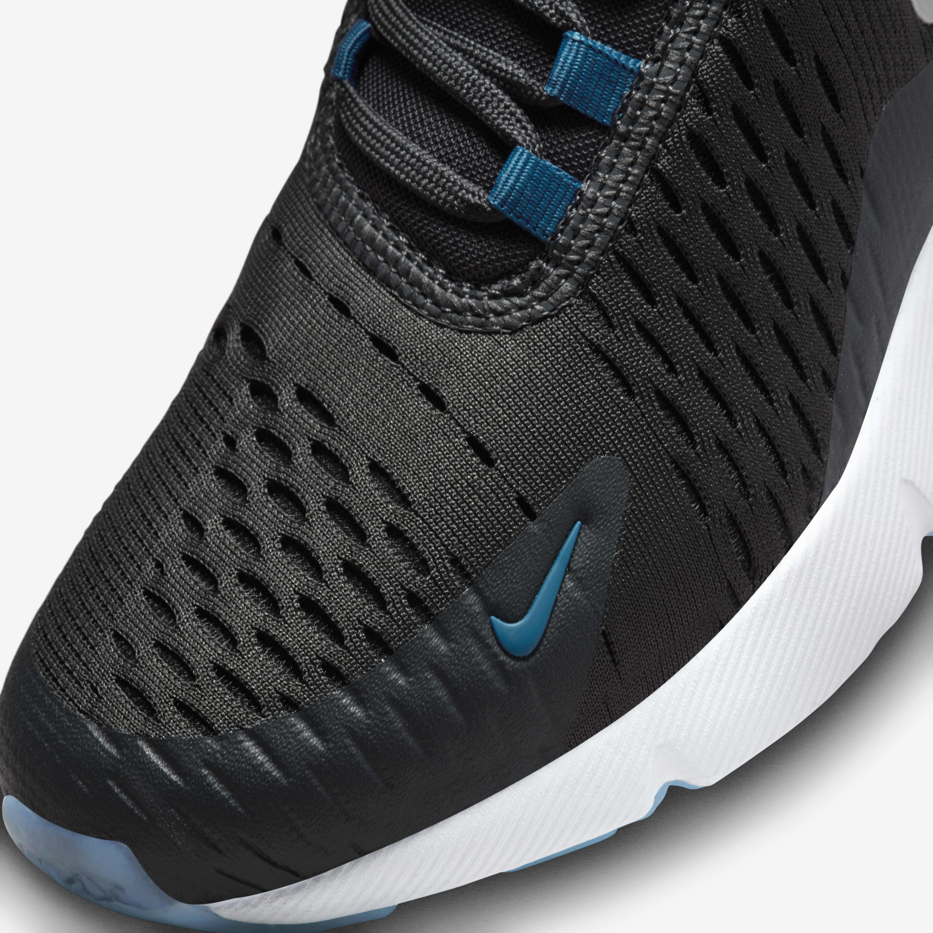 Nike men's air max 270 shoes - black/blue/platinum hot sale