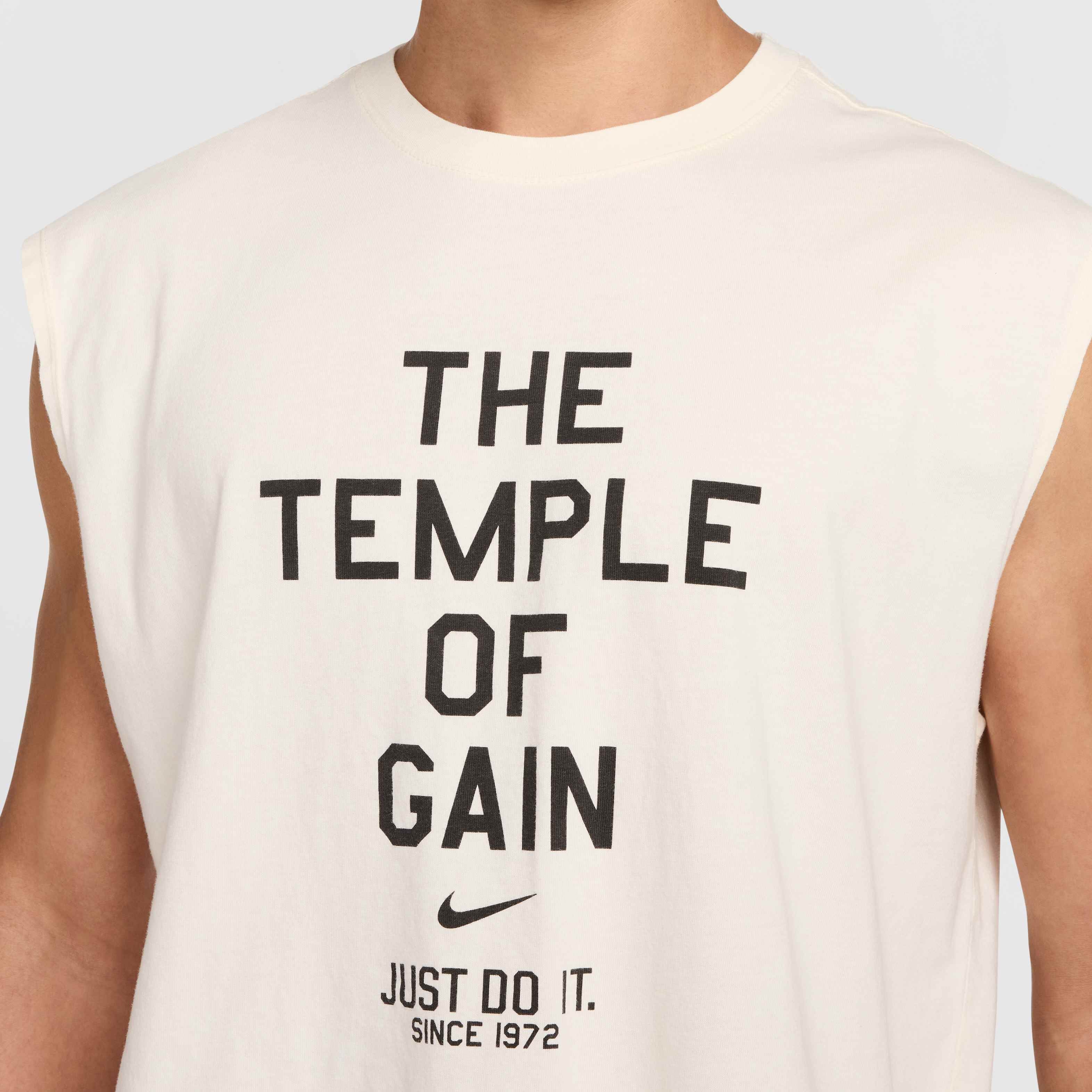 Buy Nike Men's Sleeveless T-Shirt - Pale Ivory | Nike Saudi