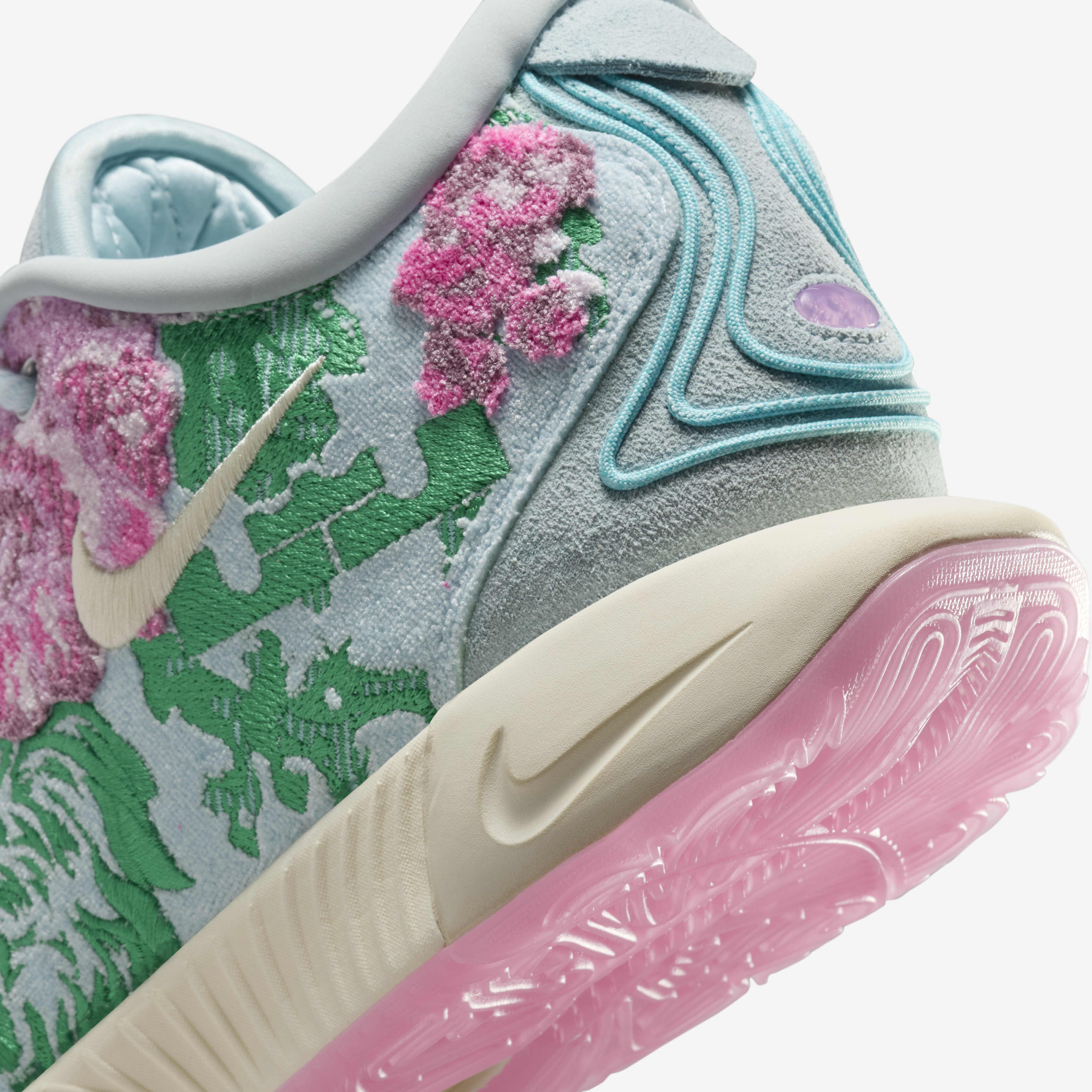Nike floral basketball shoes hotsell